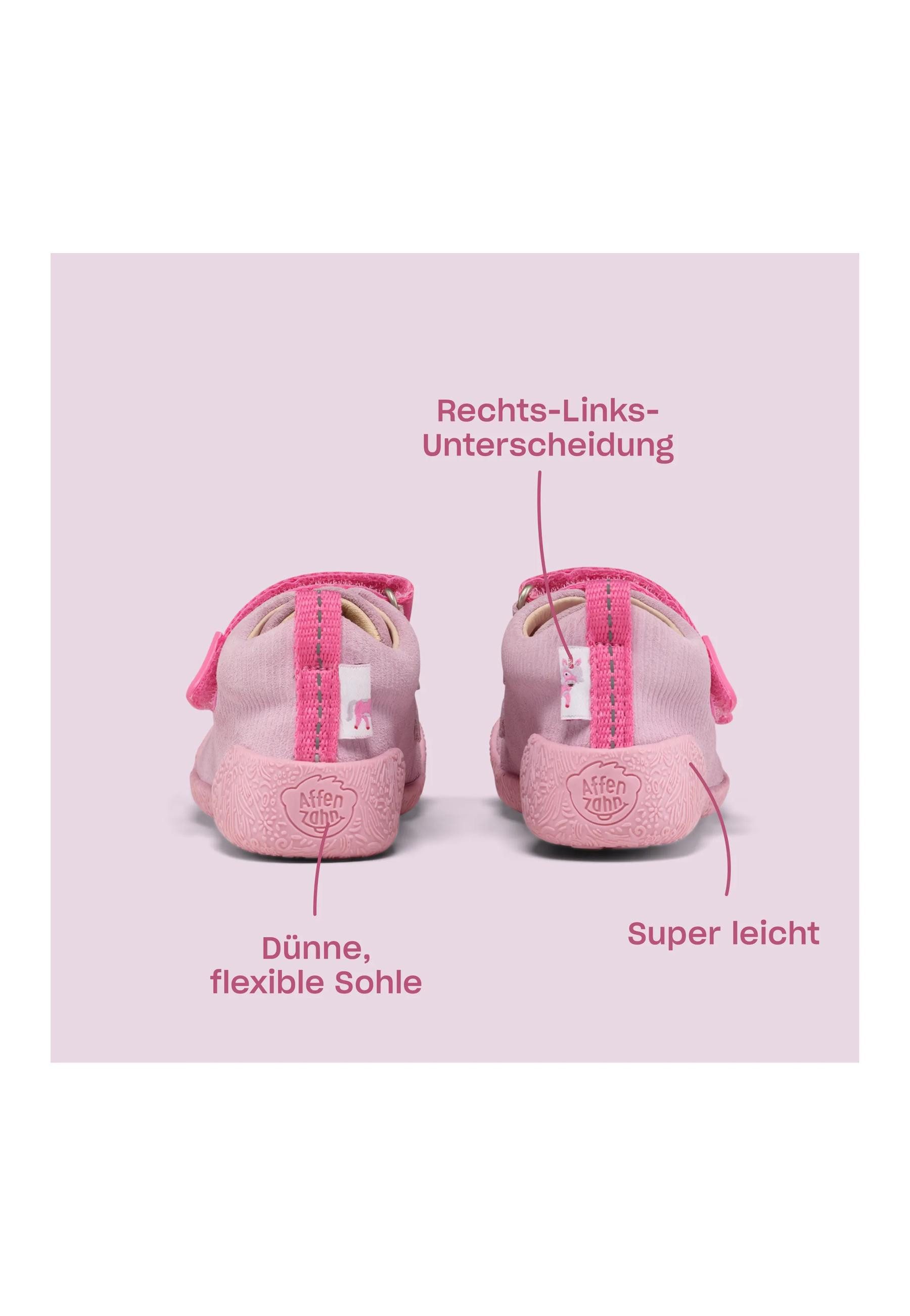 Affenzahn Leder Walky . Lauflernschuh aus echtem Leder