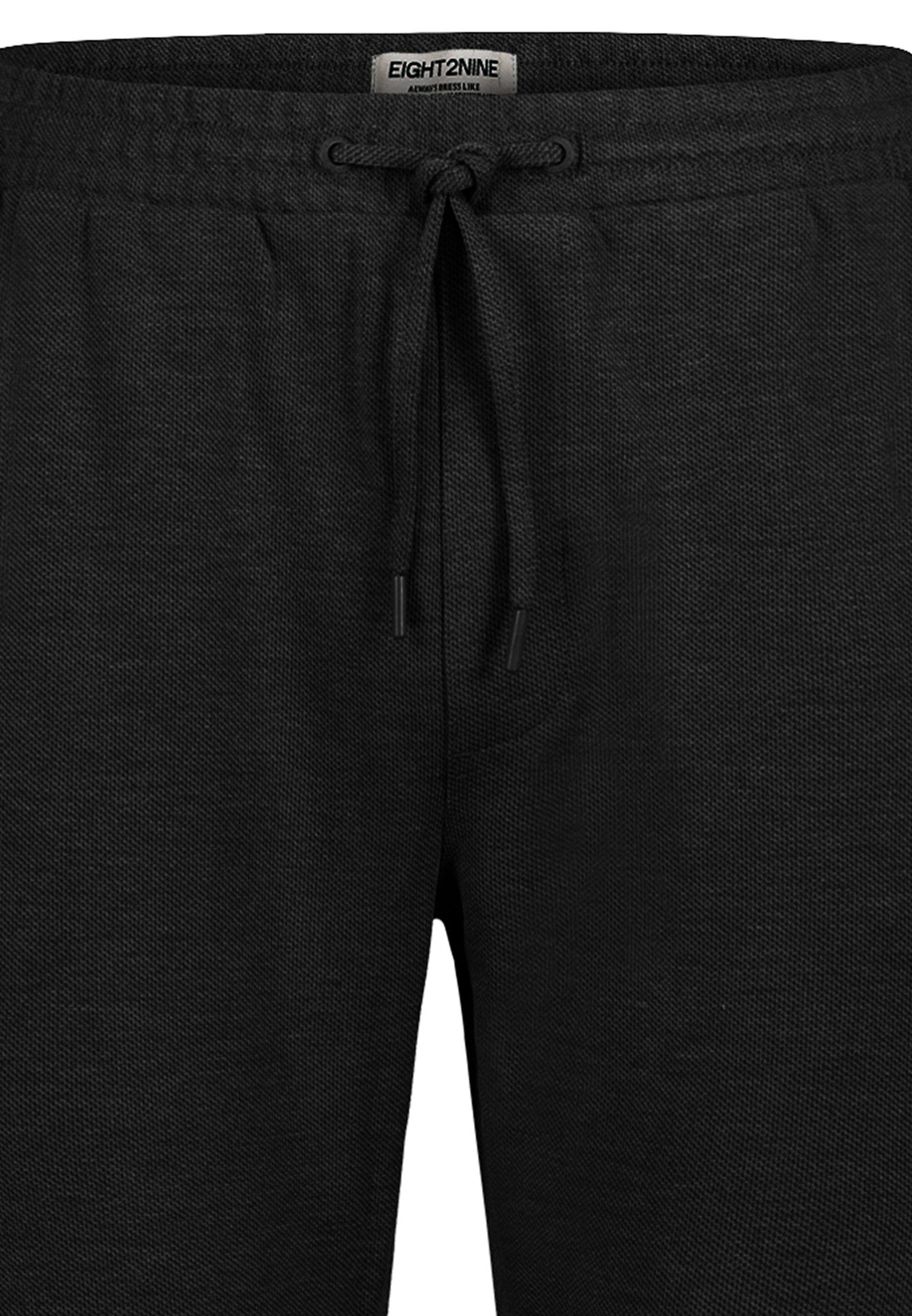 Eight2Nine Chinohose Verstellbarer Bund Kordelzug Paspeltaschen Komfortabel für Herren (1-tlg) H16106AE62441_Pants