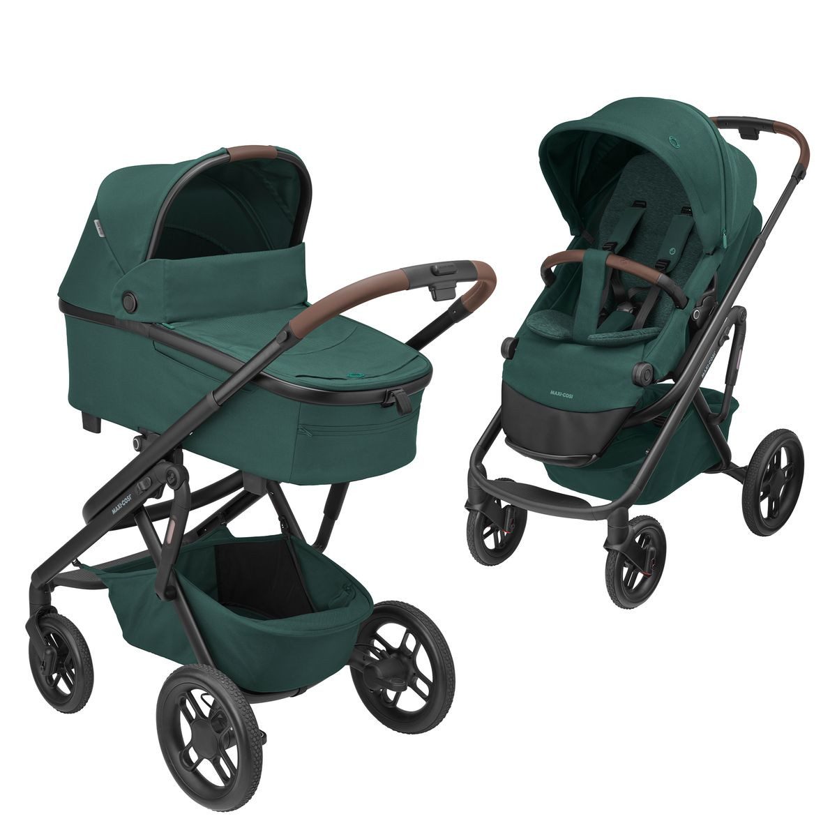 Kombi-Kinderwagen Lila XP Plus - Essential Green