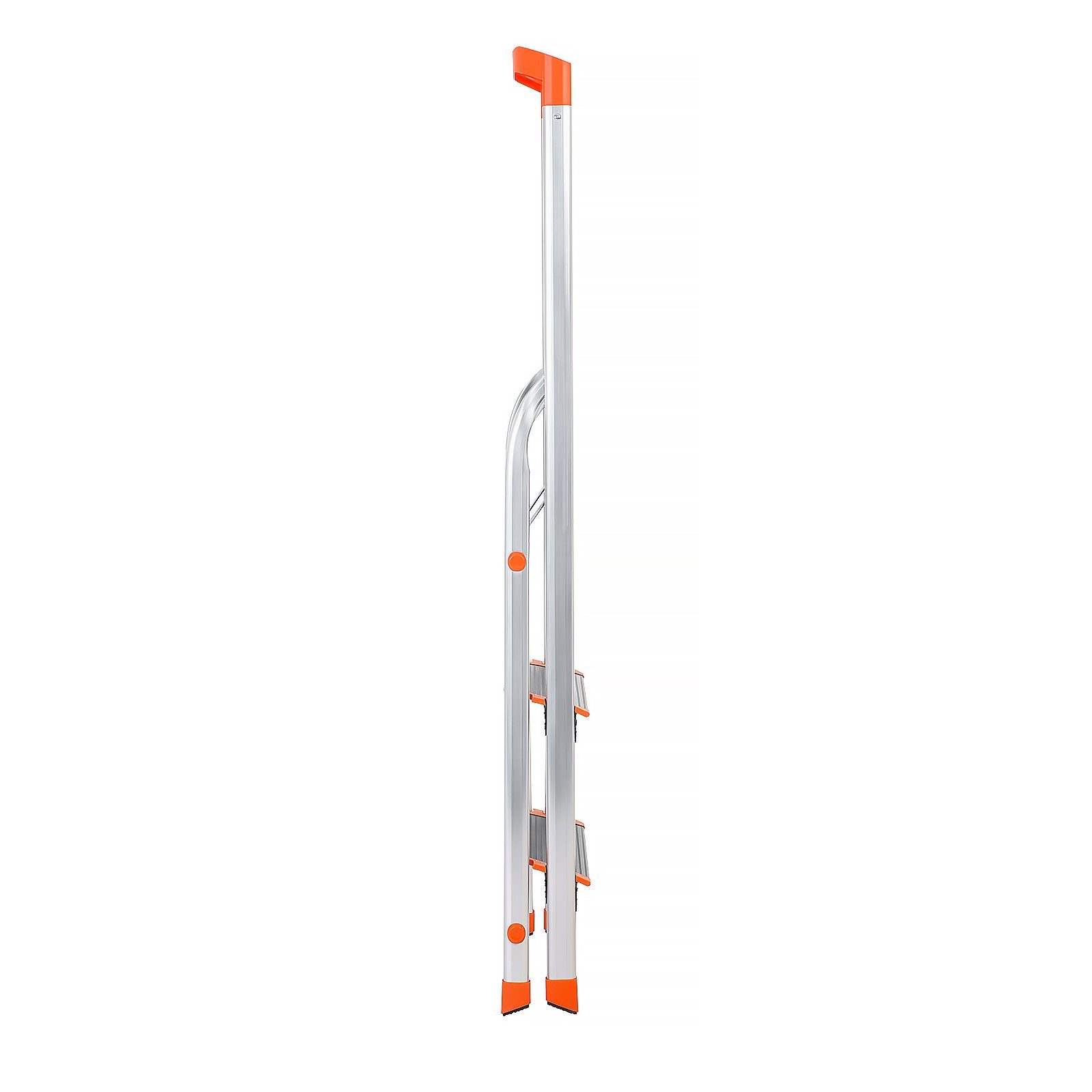 SONGMICS Trittleiter, Leiter, 3/4/6 Stufen, Aluleiter, mit Werkzeugschale, bis 150 kg