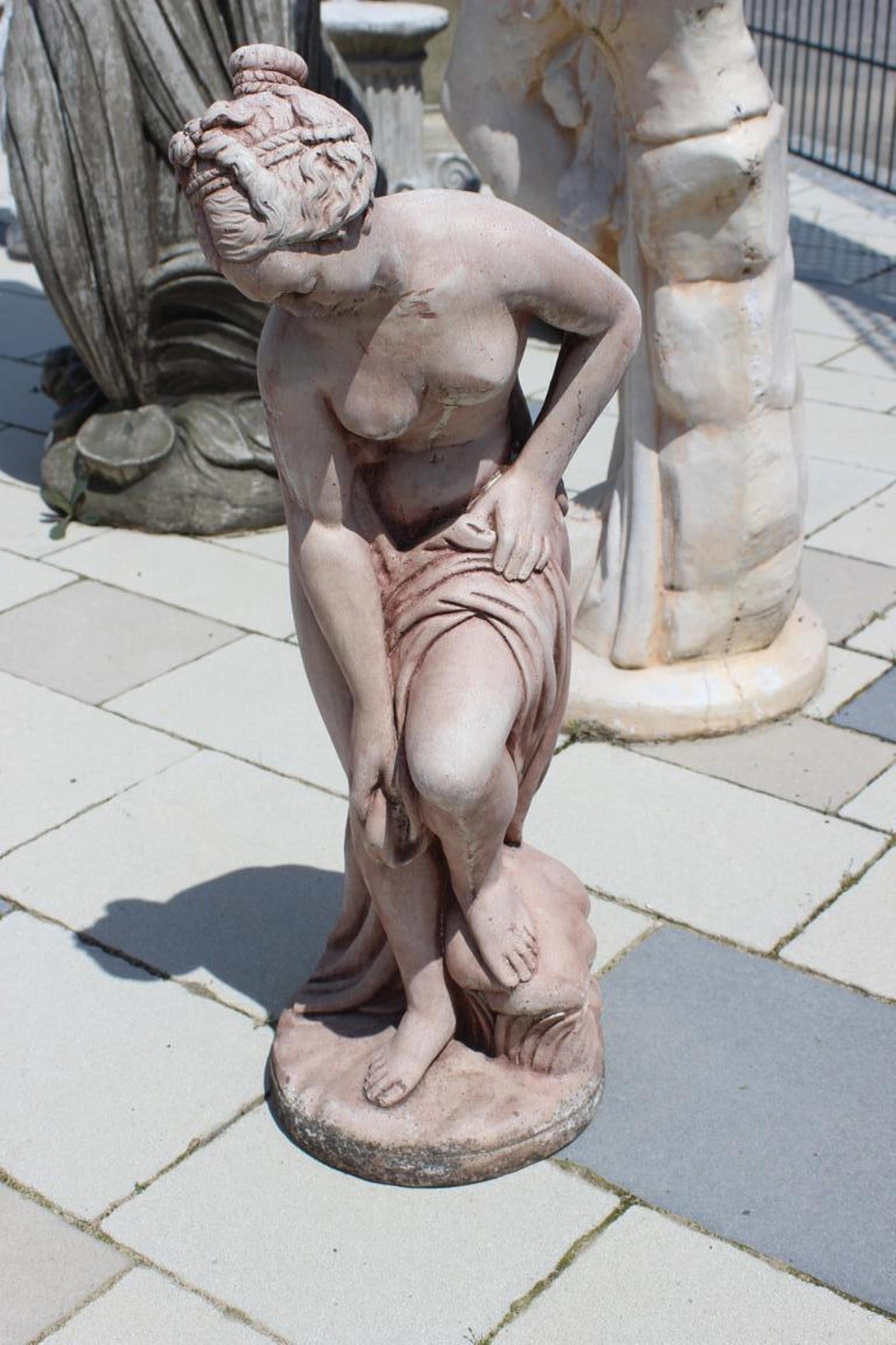 JVmoebel Gartenfigur, Design Figur Statue Skulptur Figuren Skulpturen Dekoration Deko Beton Sofort