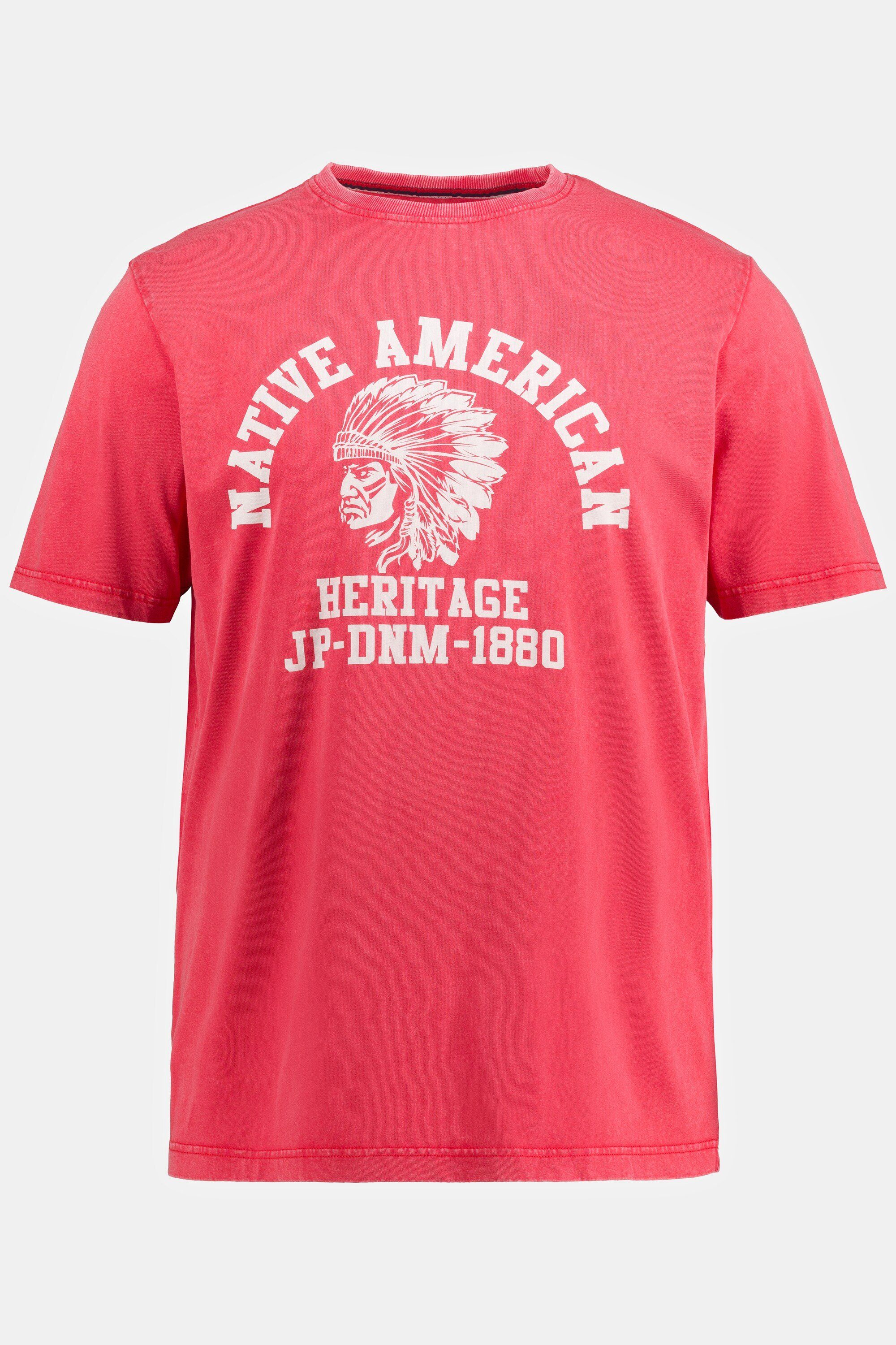 JP1880 T-Shirt T-Shirt American Print Native Halbarm