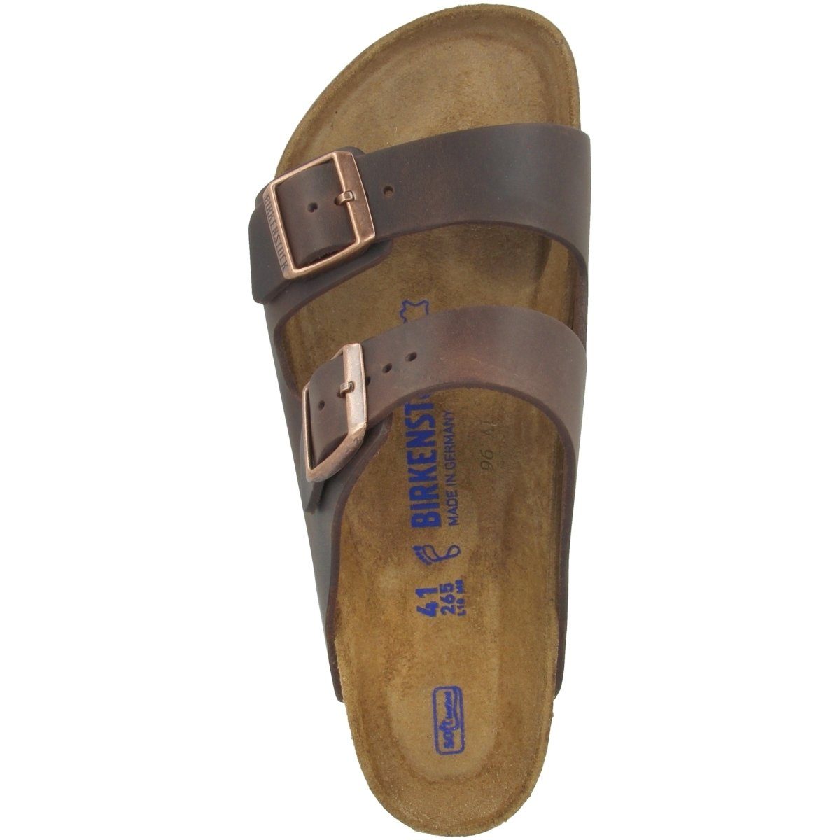 Birkenstock Arizona SFB geöltes Nubukleder Weichbettung normal Sandale Sandaletten, Sommerschuhe, Badeschuhe, Riemchen, Schlappen