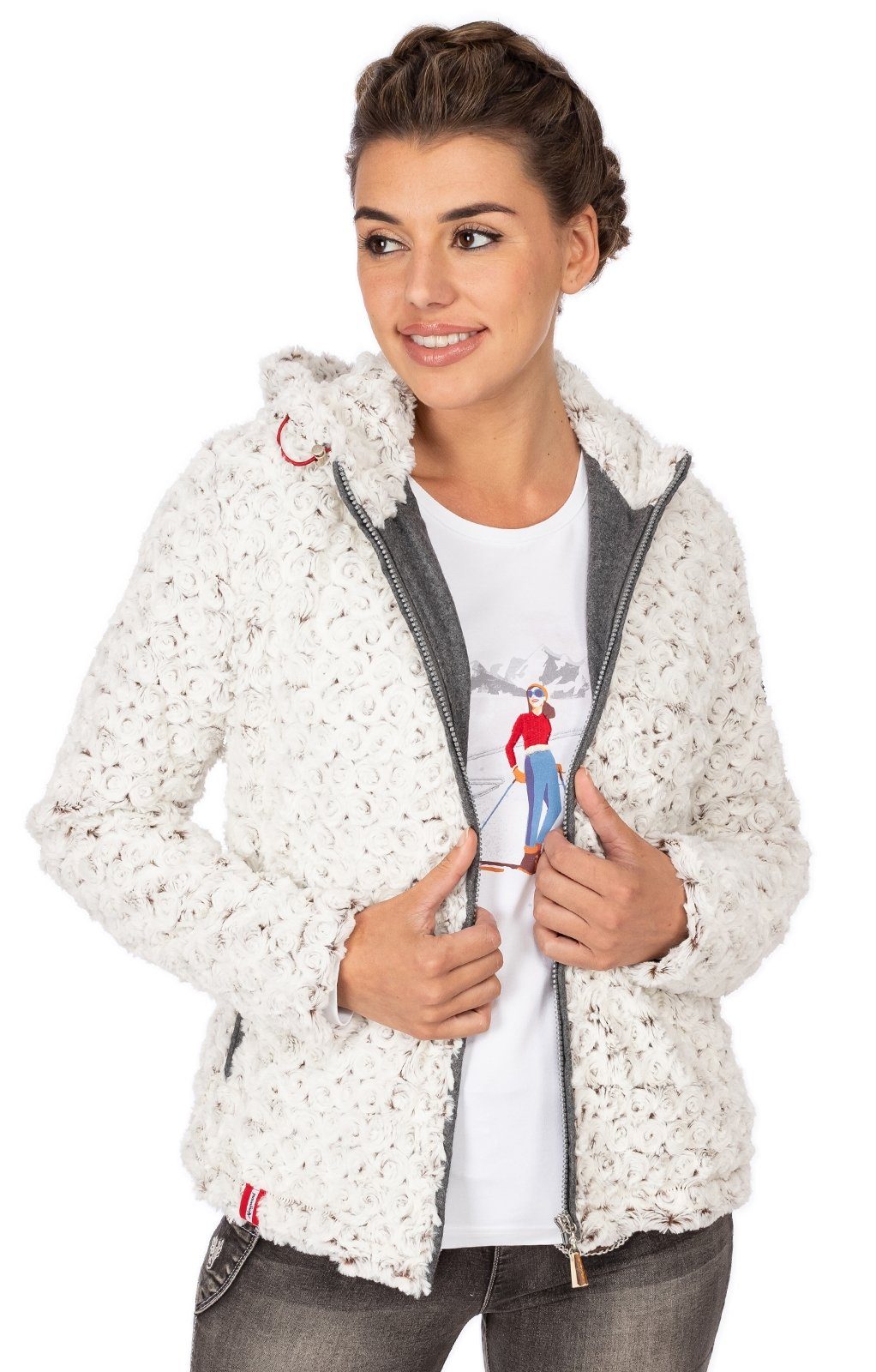 Almgwand Trachtenjacke Outdoorjacke LOCHNERHORN beige