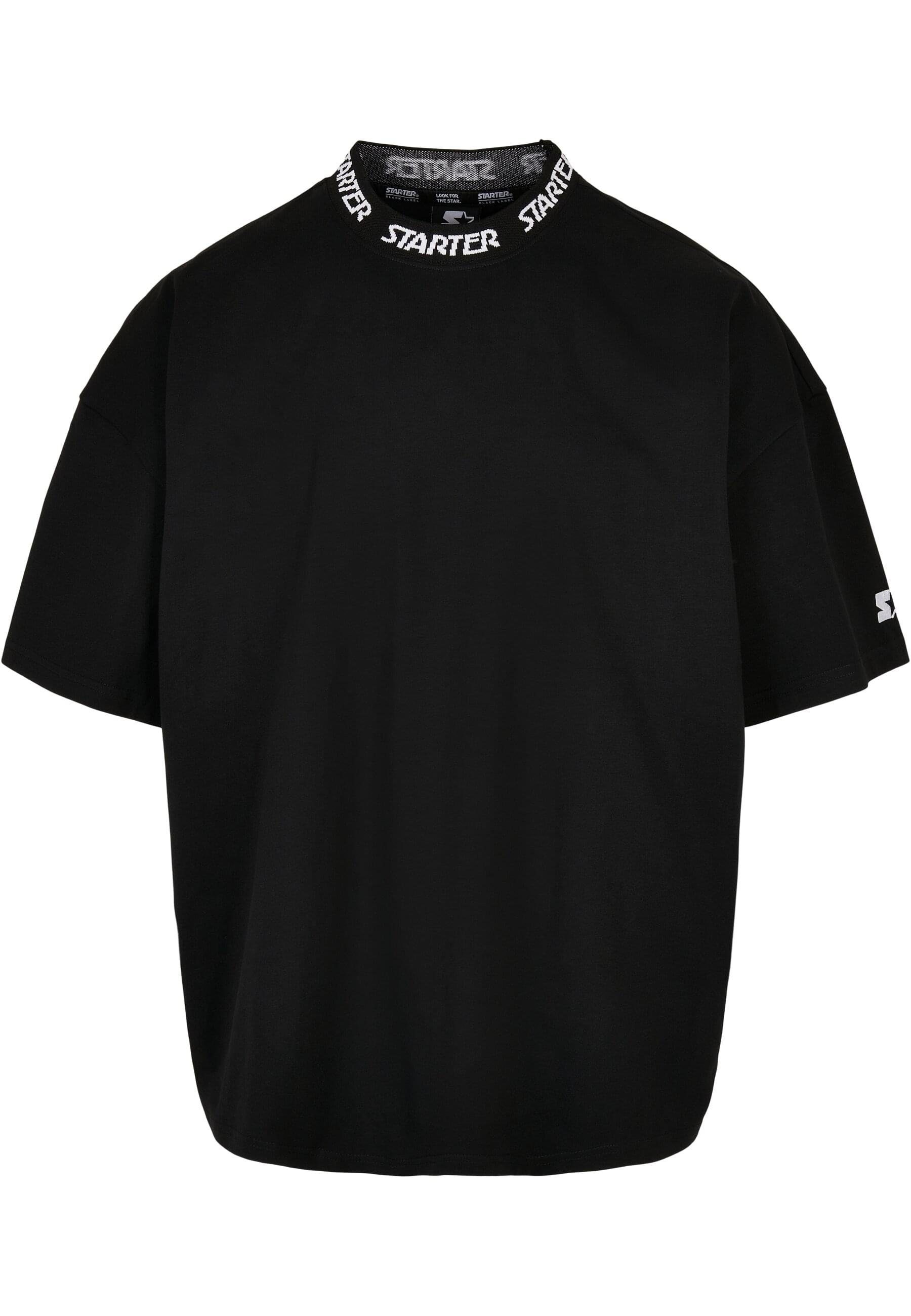 Starter T-Shirt Herren Starter Jaquard Rib Tee (1-tlg) black