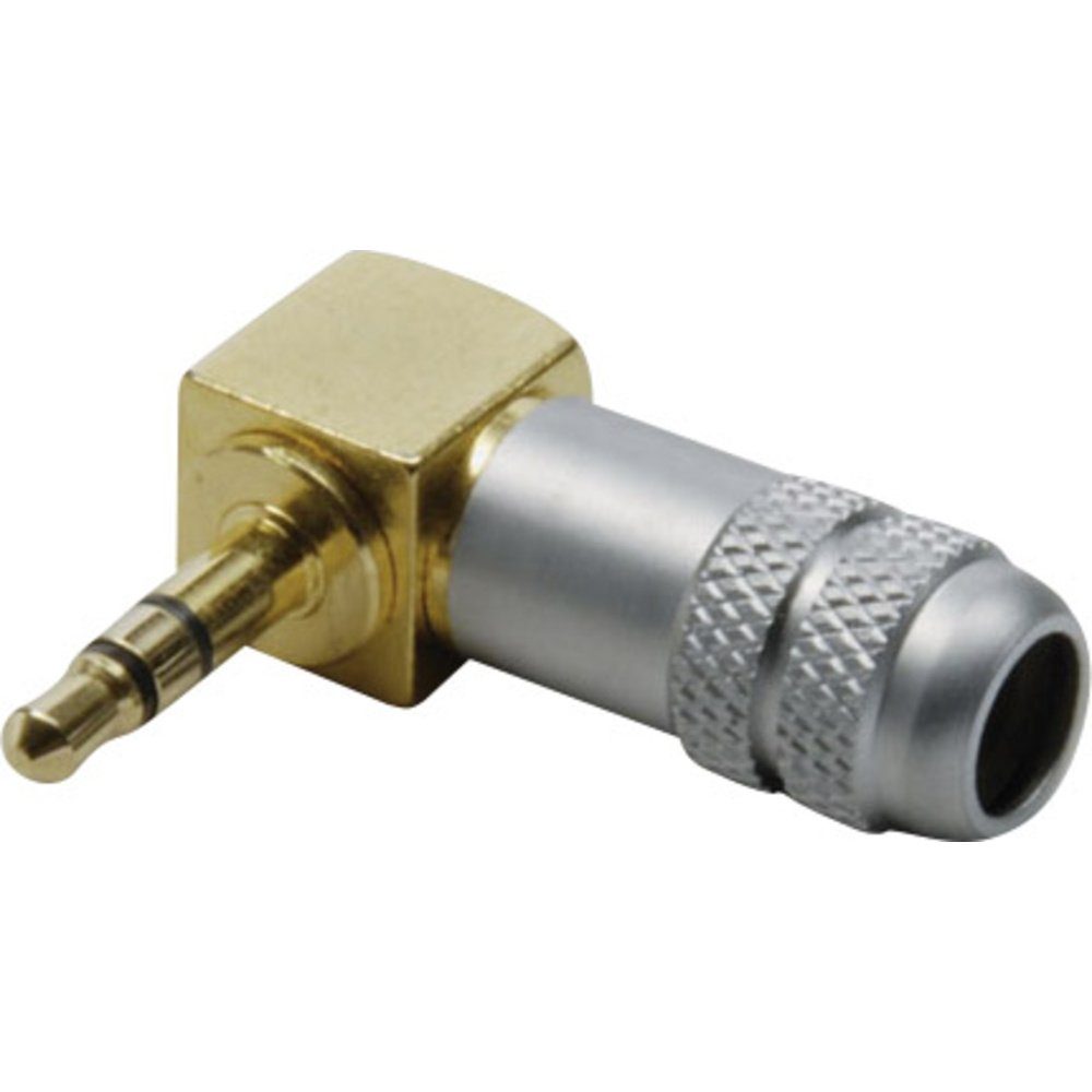 BKL Electronic 1103084 Klinken-Steckverbinder 3.5 mm Stecker, gewinkel Audio- & Video-Adapter