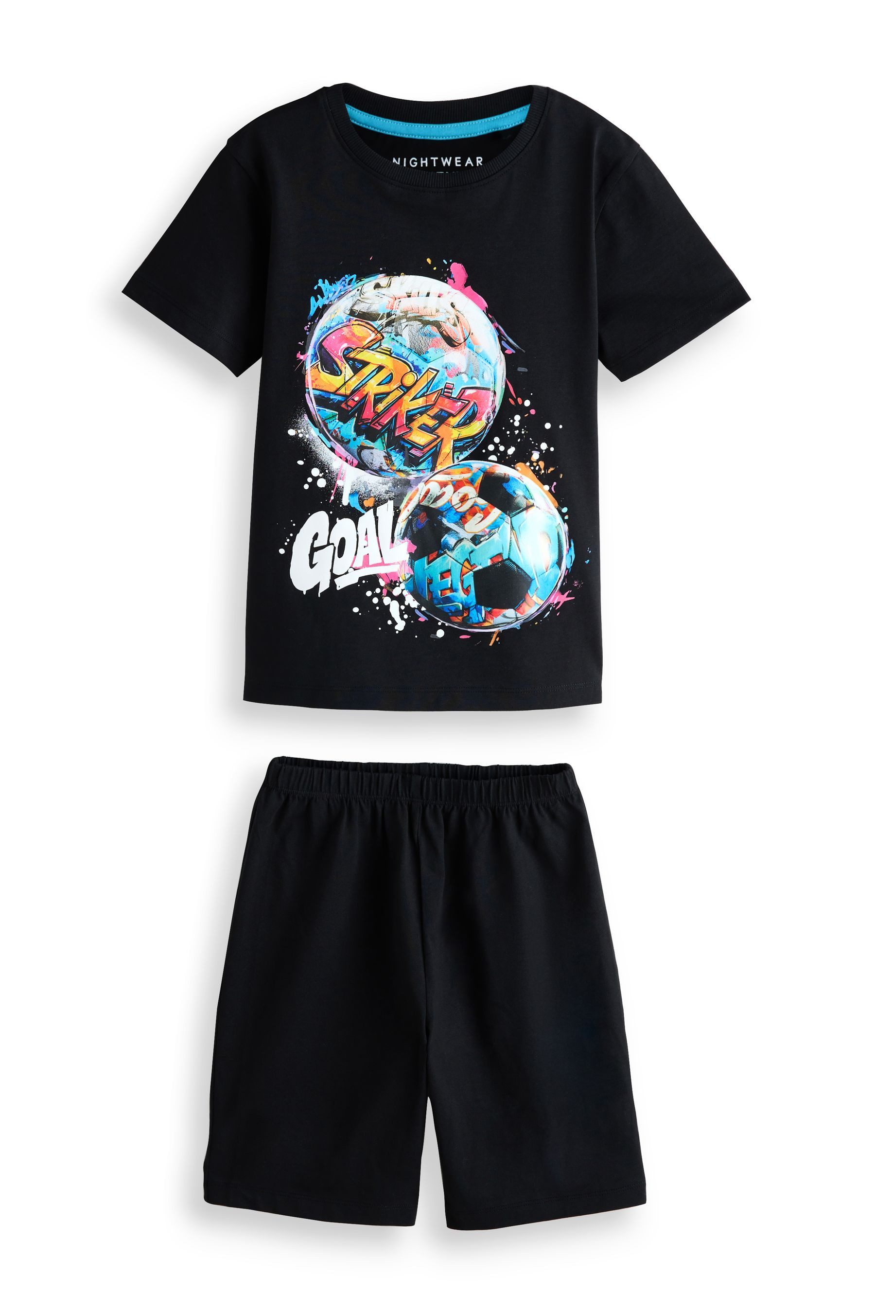 Next Pyjama 2er-Pack kurze Schlafanzüge aus 100 % Baumwolle (4 tlg) – Bild 2 von 5