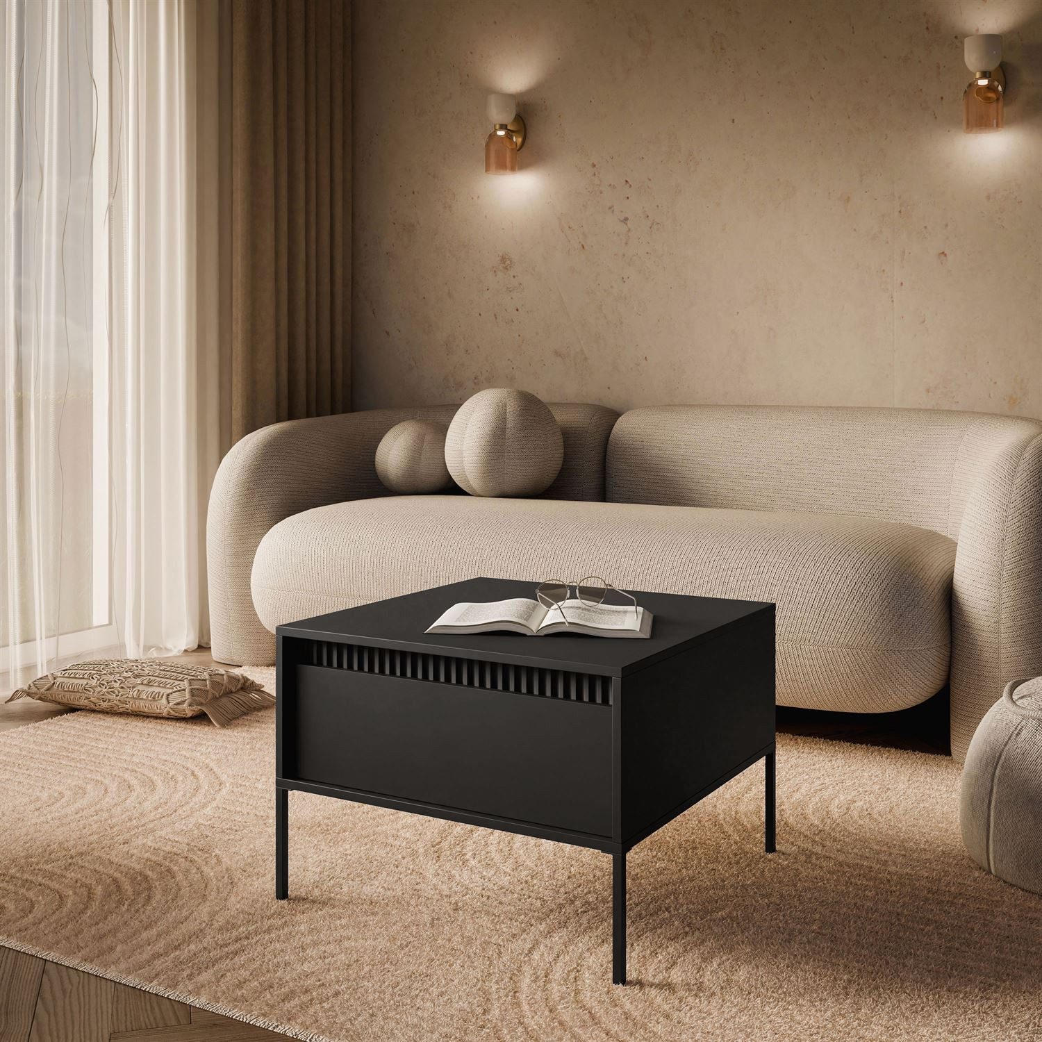 Lookway Couchtisch YASUMI mit Stauraum – praktische Schublade günstig online kaufen