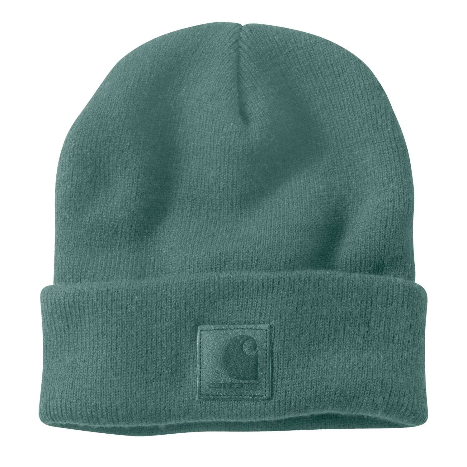 Carhartt Beanie 101070 Label Slate Strickmütze Green