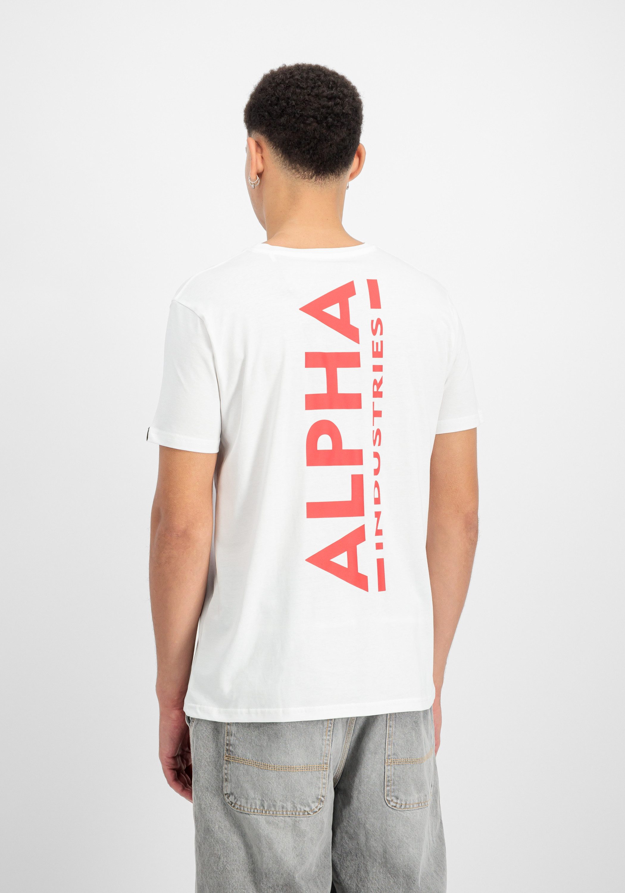 Alpha Industries T-Shirt Backprint T-Shirt günstig online kaufen