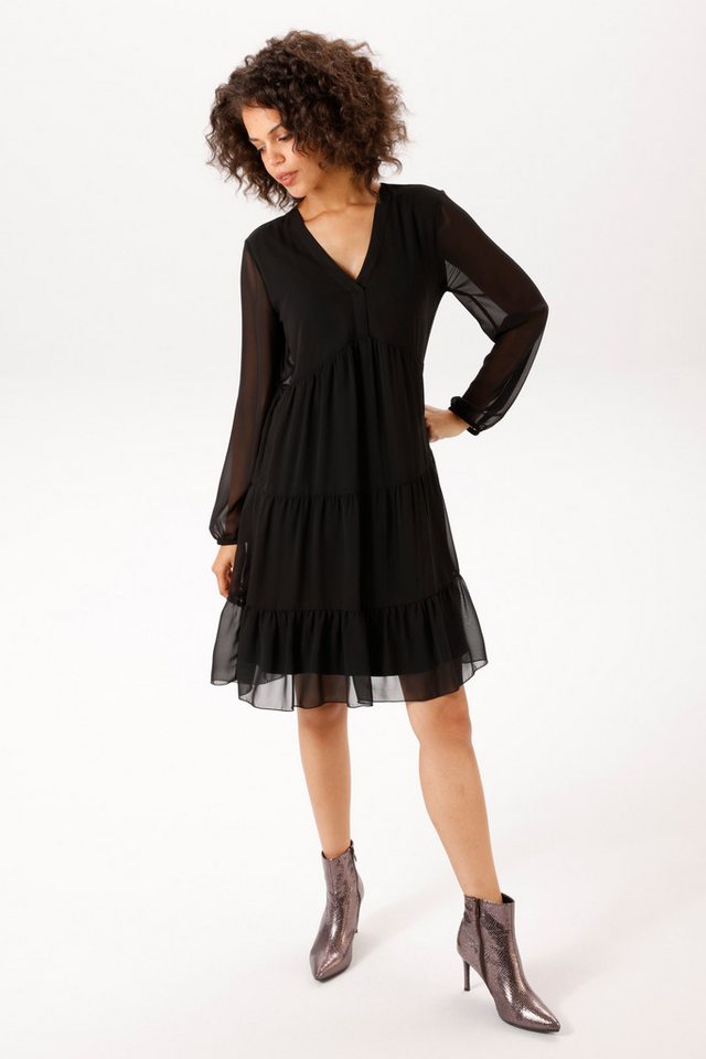 Aniston CASUAL Tunikakleid aus zartem Chiffon - NEUE kOLLEKTION