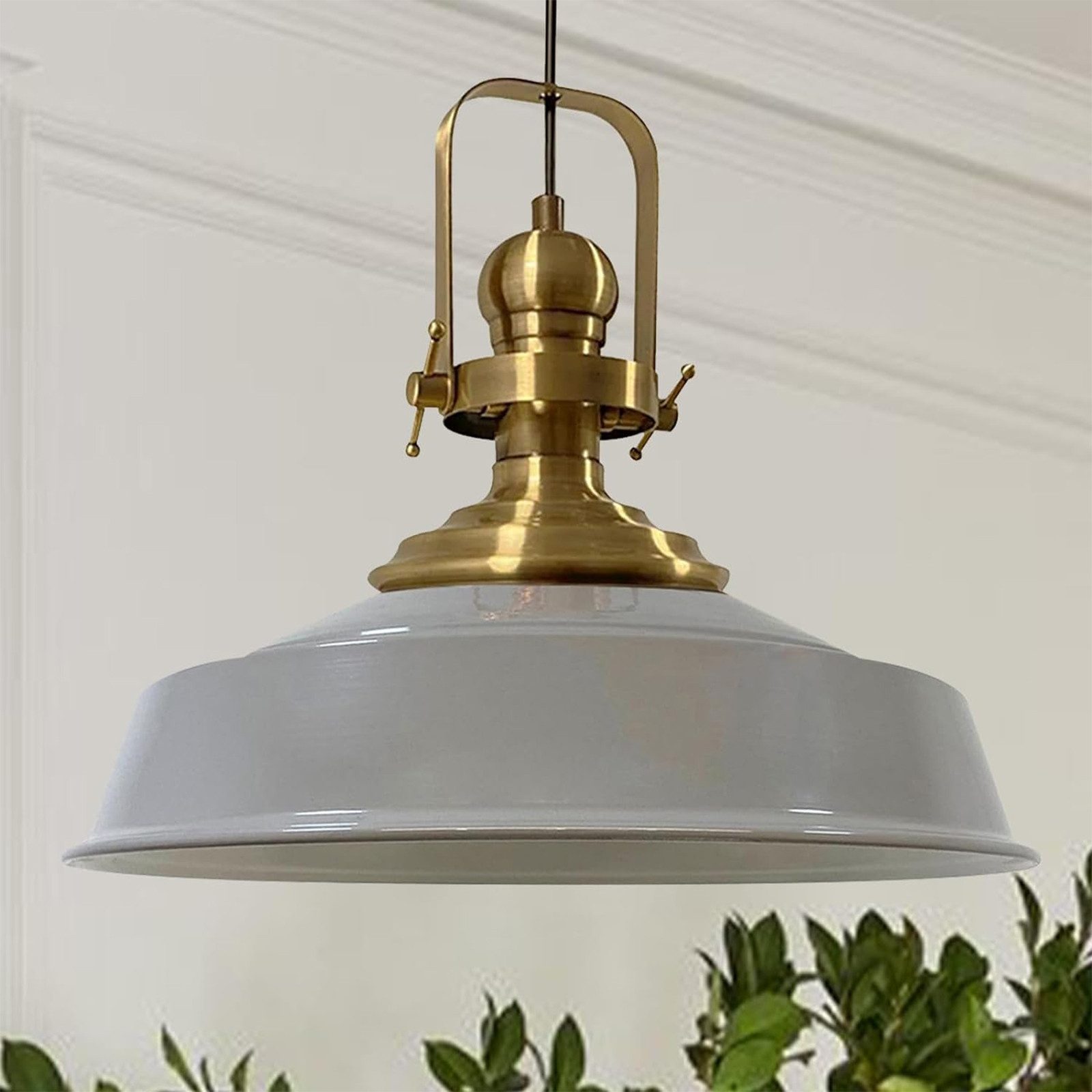 Bamyum Pendelleuchte Bamyum Pendelleuchte I Aslet l Ø41 cm E27 Metall Vintage Lampe, ohne Leuchtmittel – Bild 2 von 5