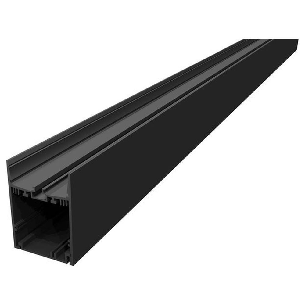 SLV LED-Stripe-Profil Schienenprofil Grazia 60 in Schwarz 1,5m, 1-flammig, LED Streifen Profilelemente