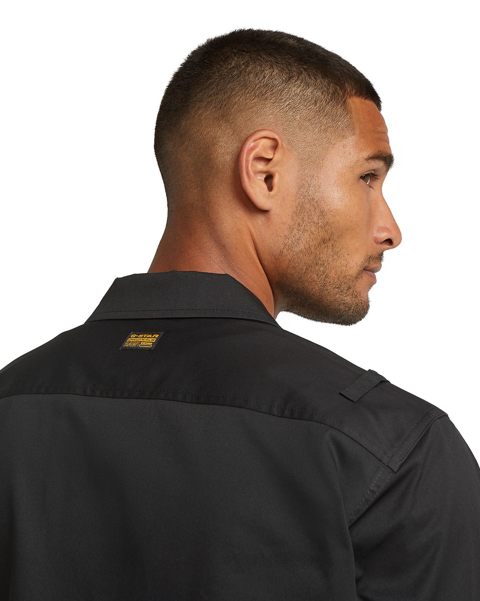 G-STAR Langarmshirt Cargo Pocket Regular Shirt