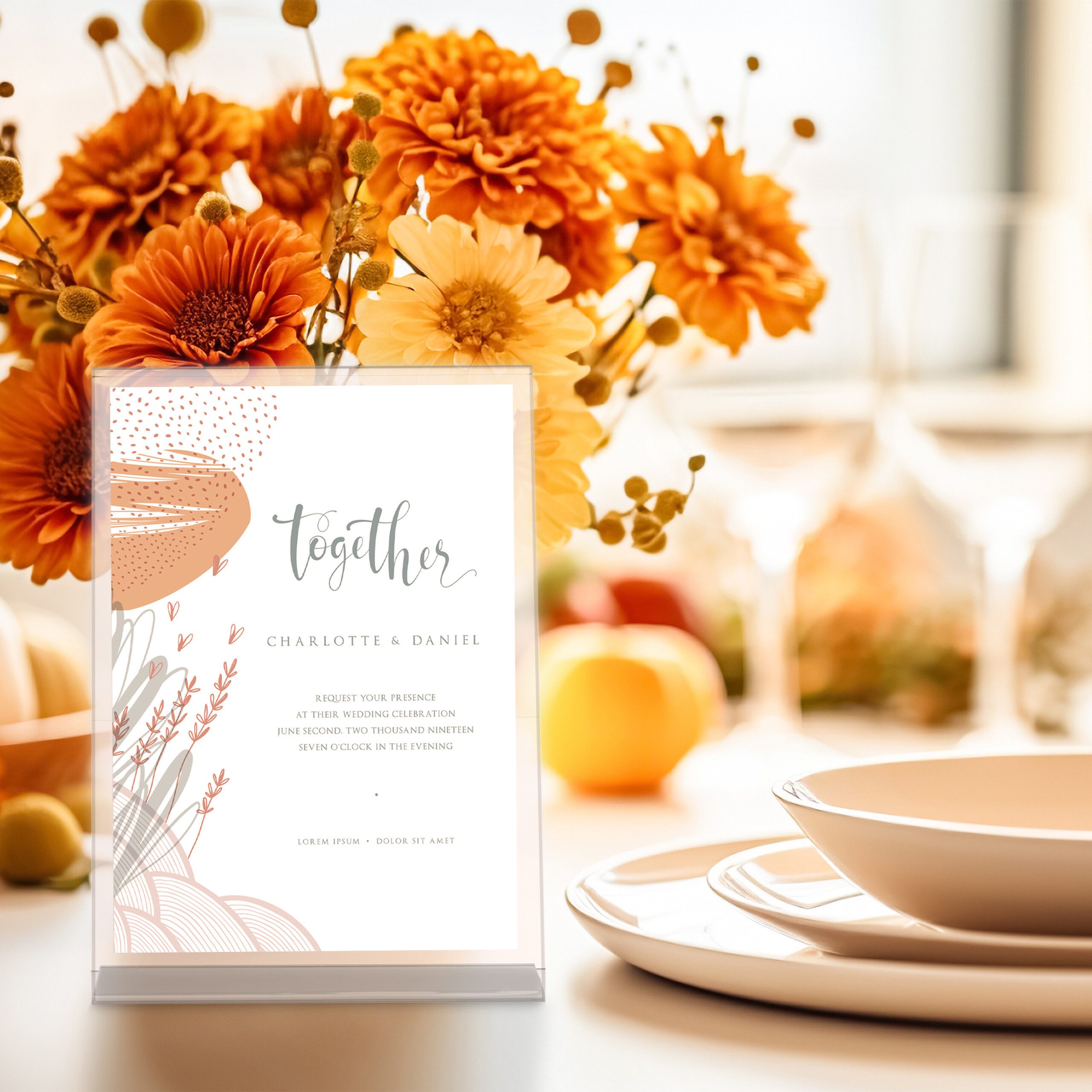 relaxdays Einzelrahmen 5er Set Tischaufsteller DIN günstig online kaufen