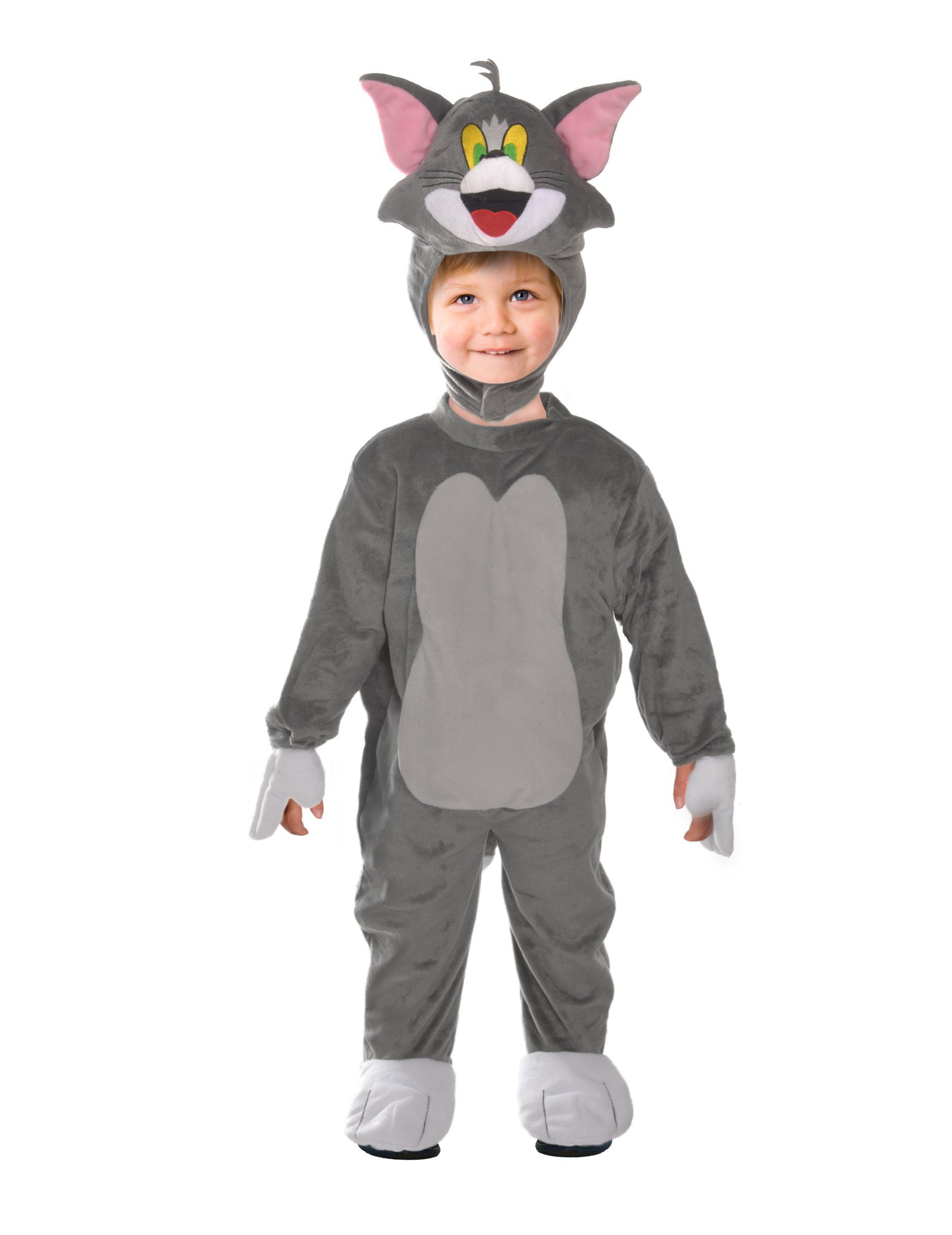 Kostüm Tom-Kostüm für Babys aus Tom + Jerry Warner Bros grau-weiß