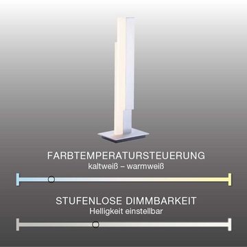 Paul Neuhaus Smarte LED-Leuchte LED Tischleuchte Q-Tower Smart Home, Smart Home, CCT-Farbtemperaturregelung, Dimmfunktion, Memoryfunktion, mit Leuchtmittel, CCT Farbwechsel warmweiß - kaltweiß, dimmbar, APP