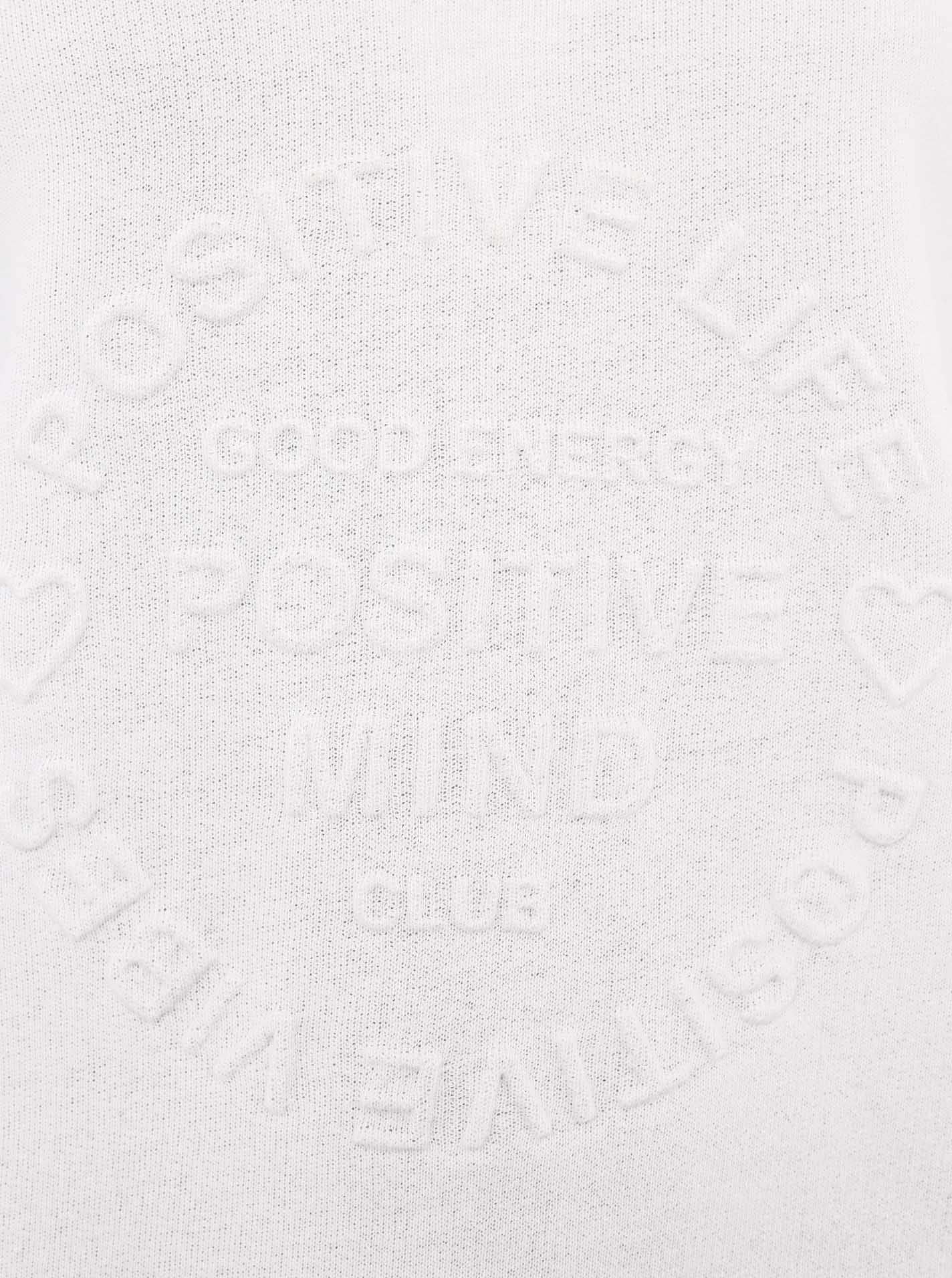 Zwillingsherz Sweatshirt „Positive Mind Neon Kante” mit Kontrastnaht, V-Neck, washed out Optik, langarm – Bild 5 von 5