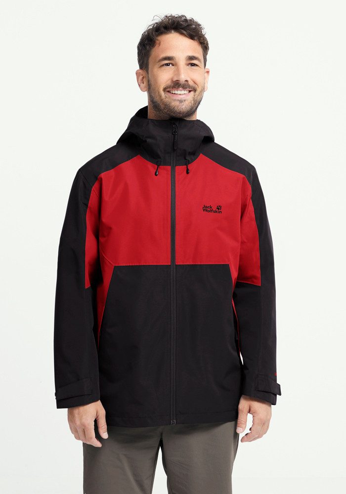 Jack Wolfskin Funktionsjacke WILDBOUND 2L JKT M Wasserdicht, atmungsaktiv, Übergangsjacke