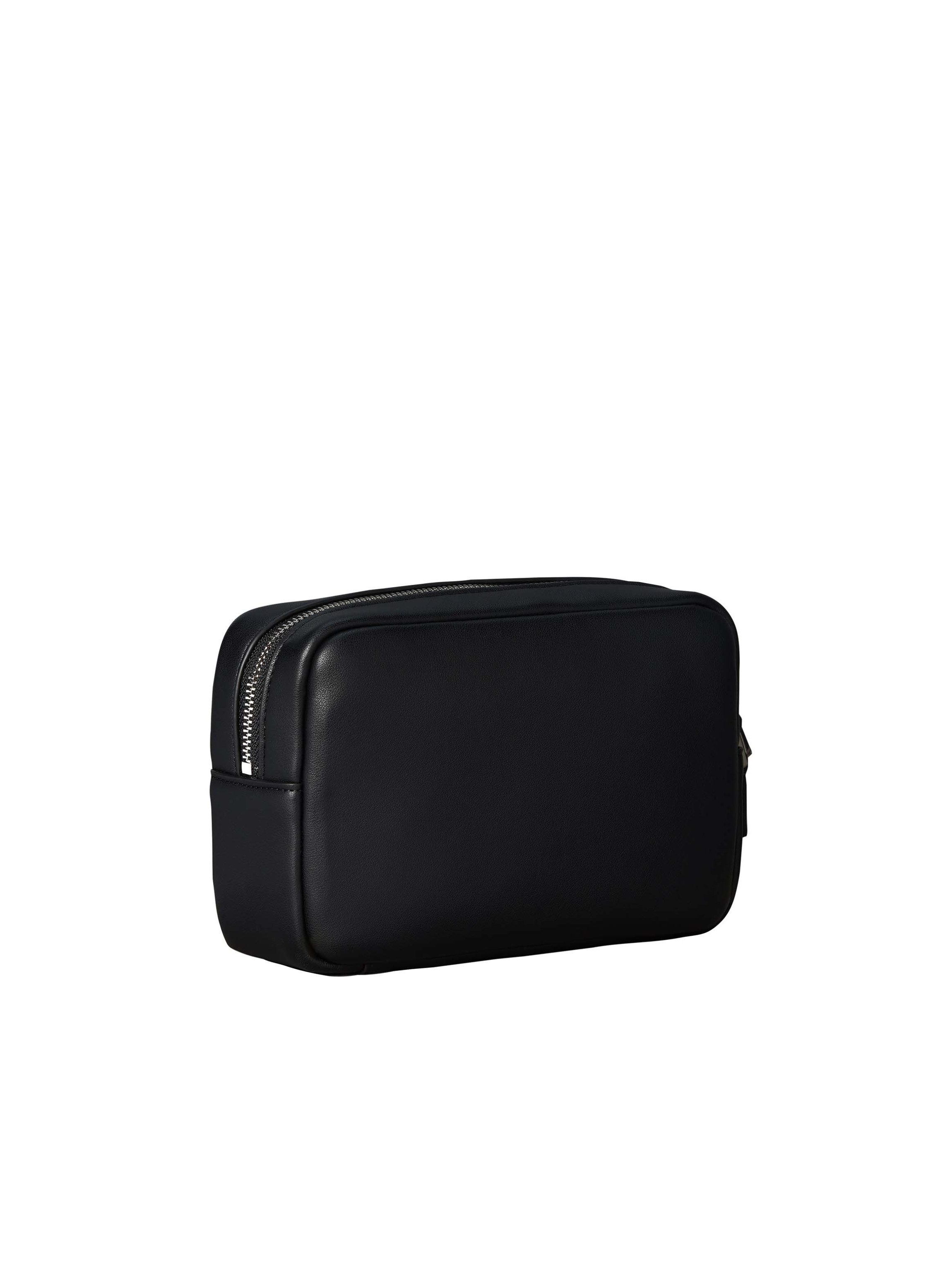 Calvin Klein Kulturbeutel RAISED POUCH W/ HANDLE, Unisex Minibag, Hygienebeutel mit praktischer Handschlaufe