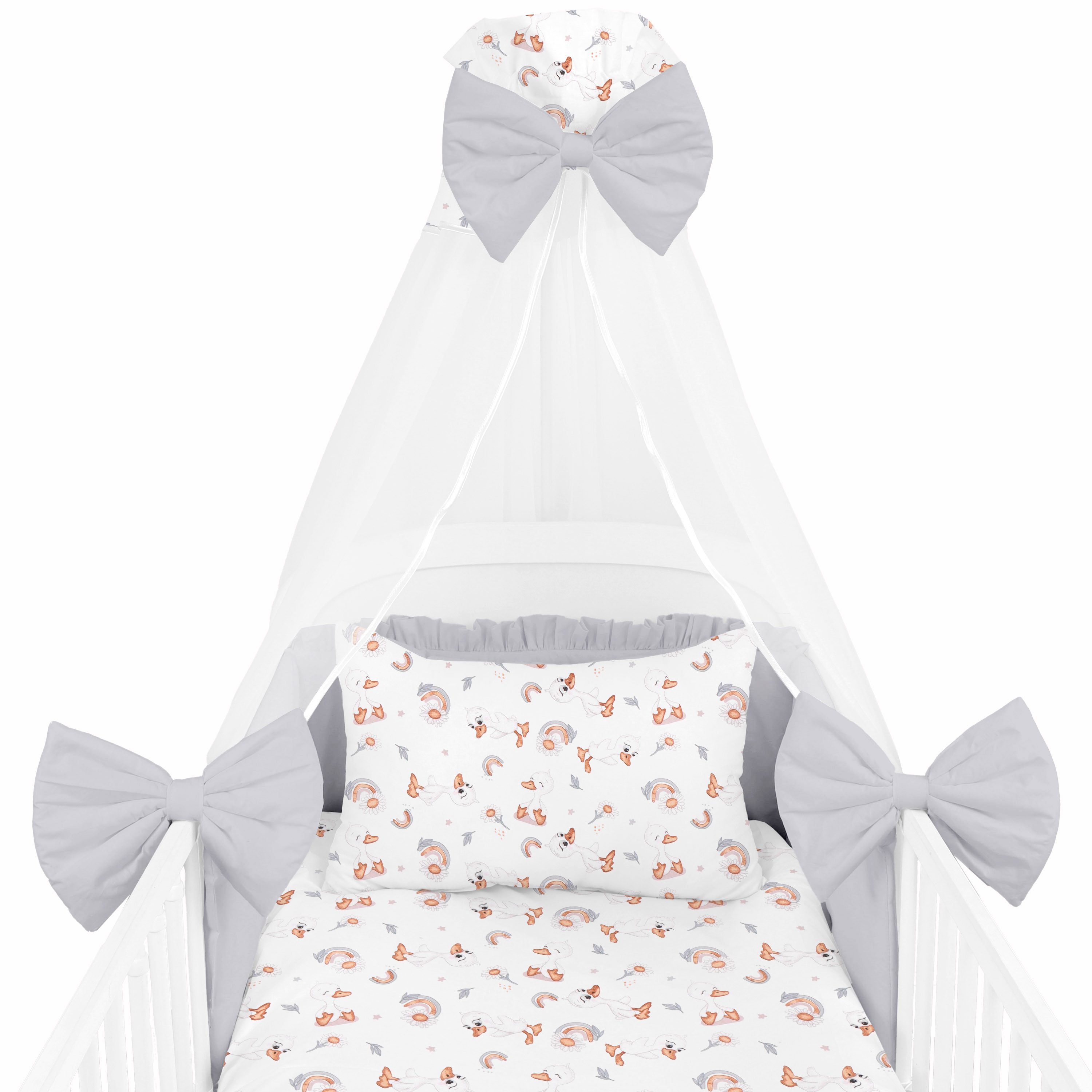 Amilian Babybettwäsche Set 7-teilig - Bettwäsche günstig online kaufen