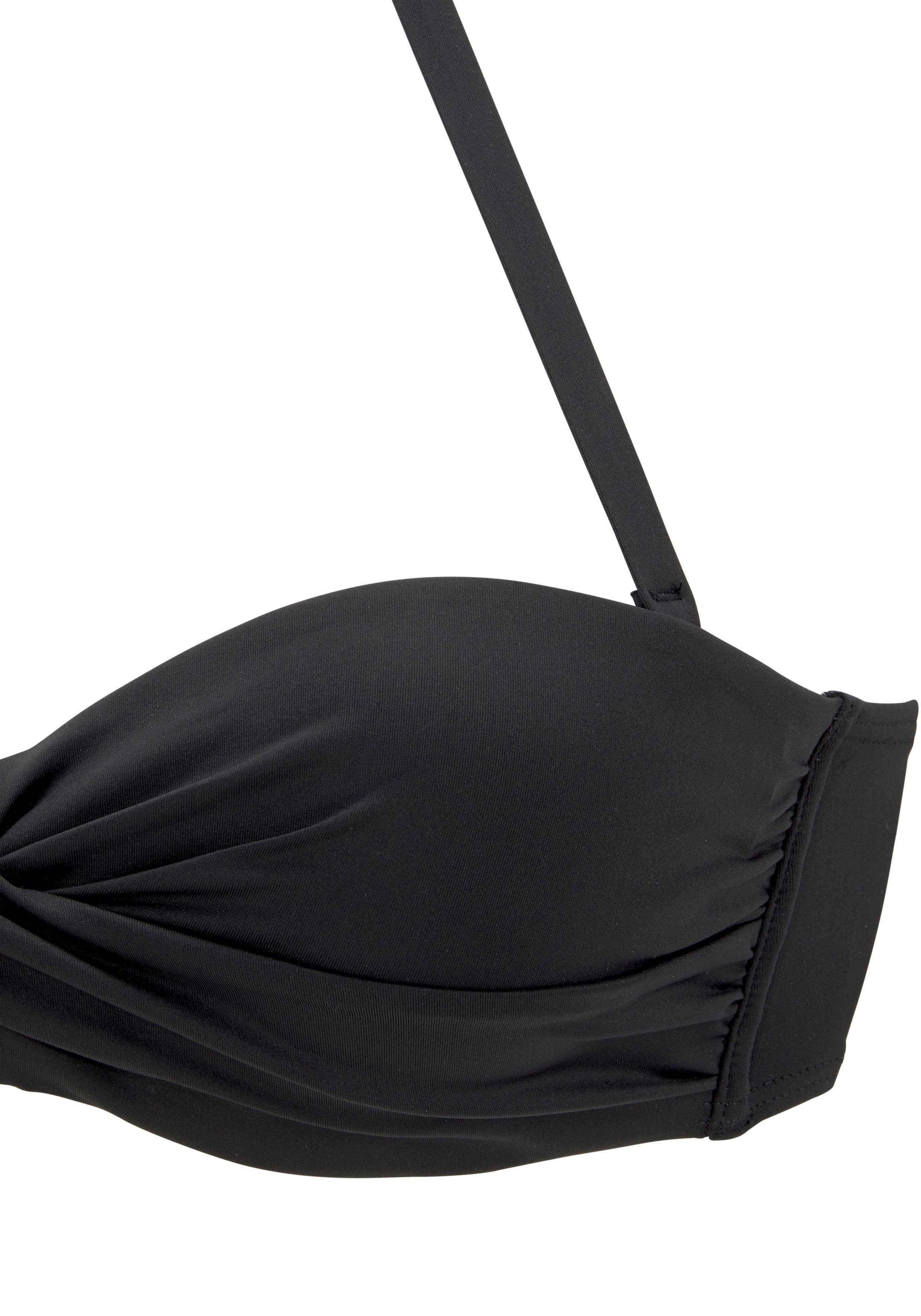 s.Oliver Bügel-Bandeau-Bikini-Top Rome, in Wickeloptik – Bild 3 von 5