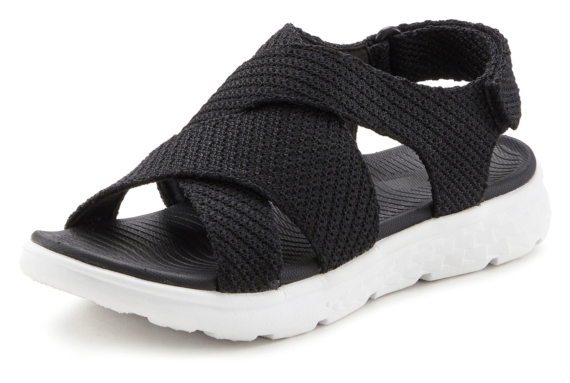 Vivance Sandalette, Sommerschuh, offener Schuh Sandale NEU mit Klettverschluss VEGAN