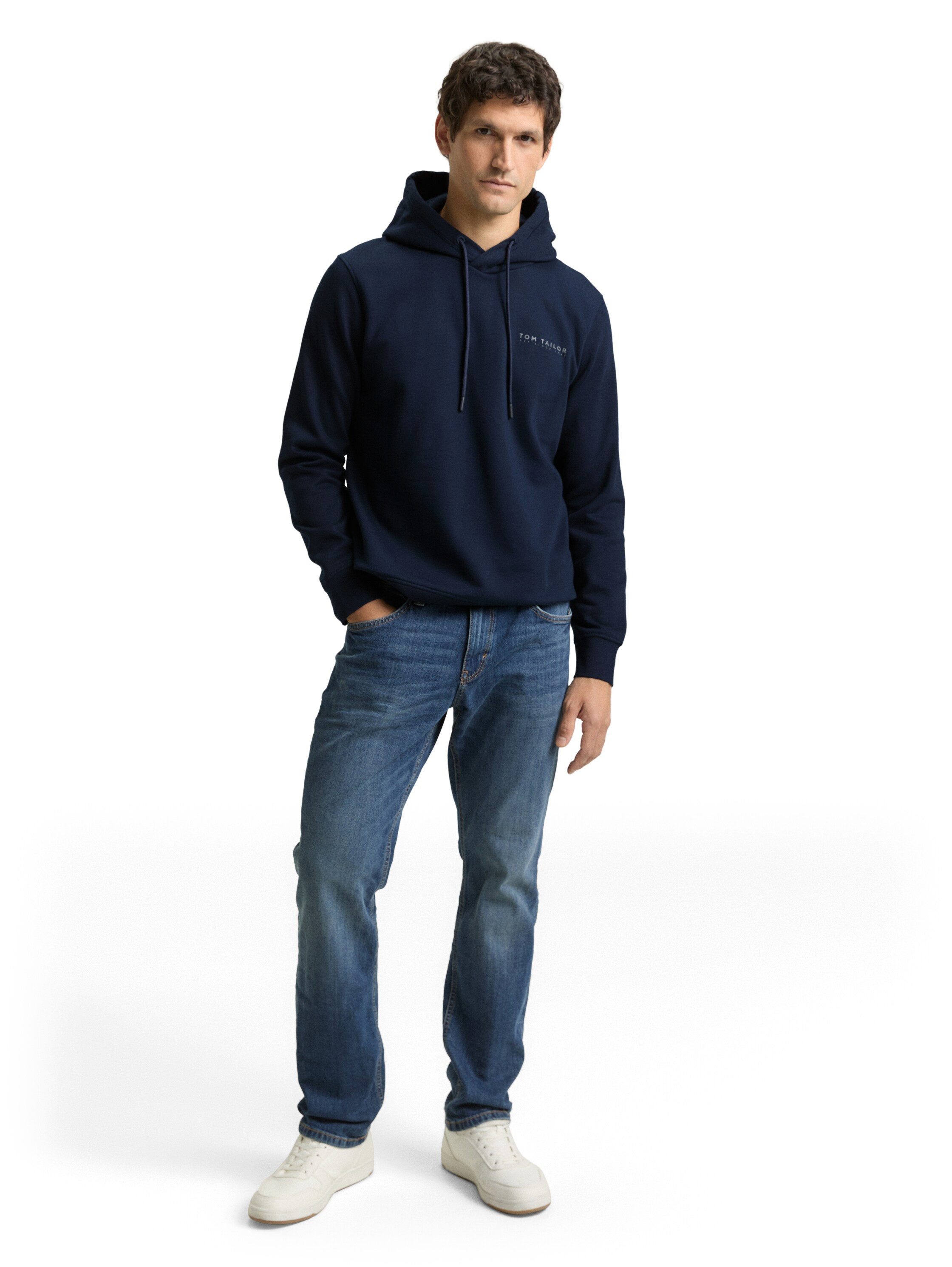 TOM TAILOR Hoodie mit Logo Stickerei