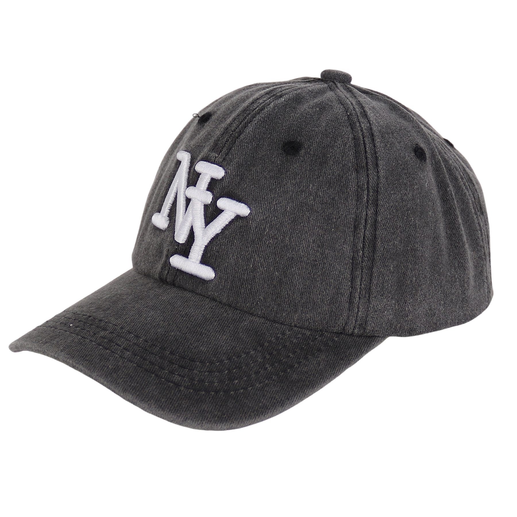 MIRROSI Baseball Cap Vintage in washed Look aus 100% Baumwolle Stickerei (Outdoor Cap, Feldmütze, Kappe) Atmungsaktiv, Einheitsgröße, Unisex, Damen Herren