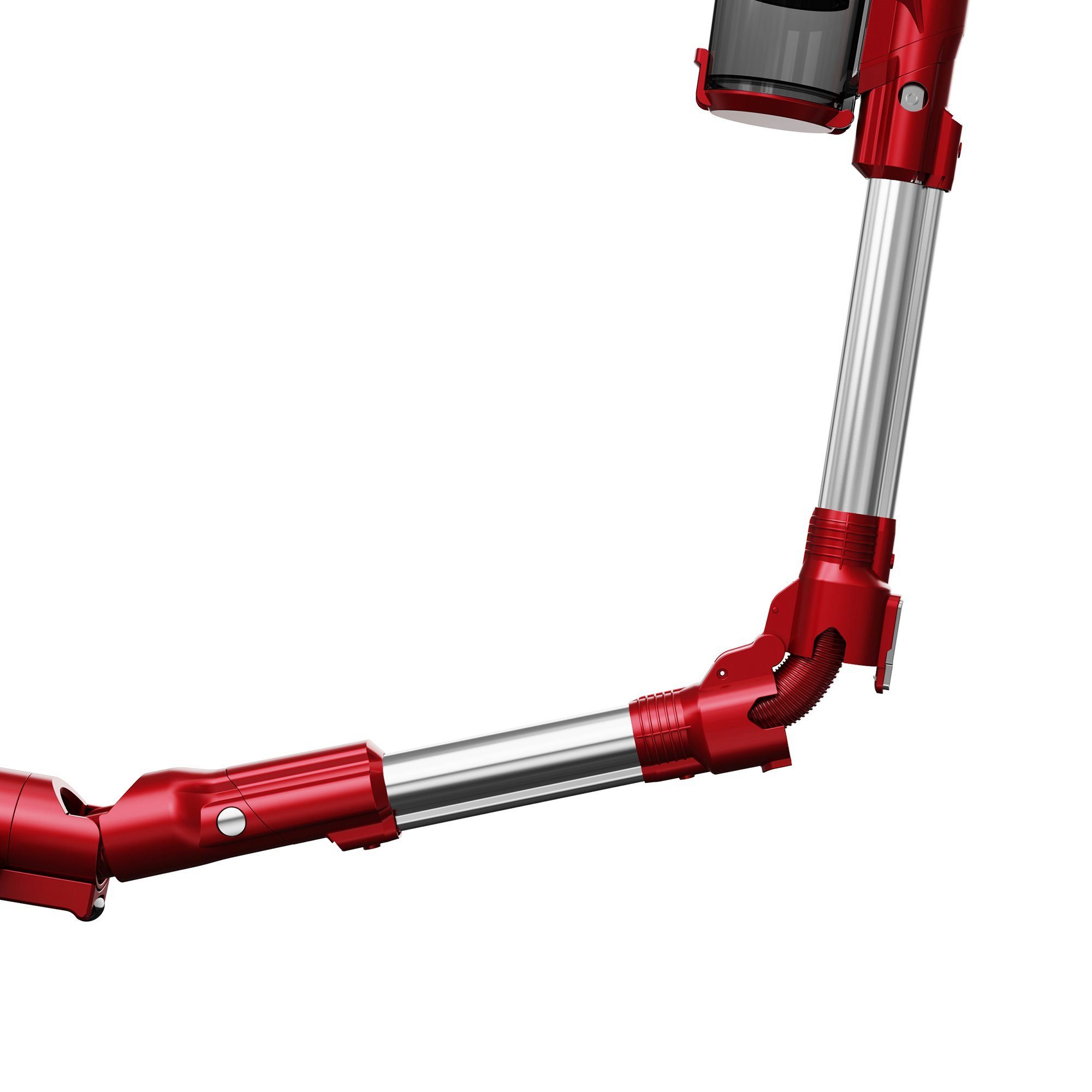 TurboTronic by Z-Line Akku-Hand-und Stielstaubsauger 2 in 1 Akku mit 11 kPa, 45 Min. Laufzeit und faltbarem Saugrohr, 120 W, beutellos, HEPA Filter, LED Turbobürste, 0,6 l Behälter und 2 Saugstufen
