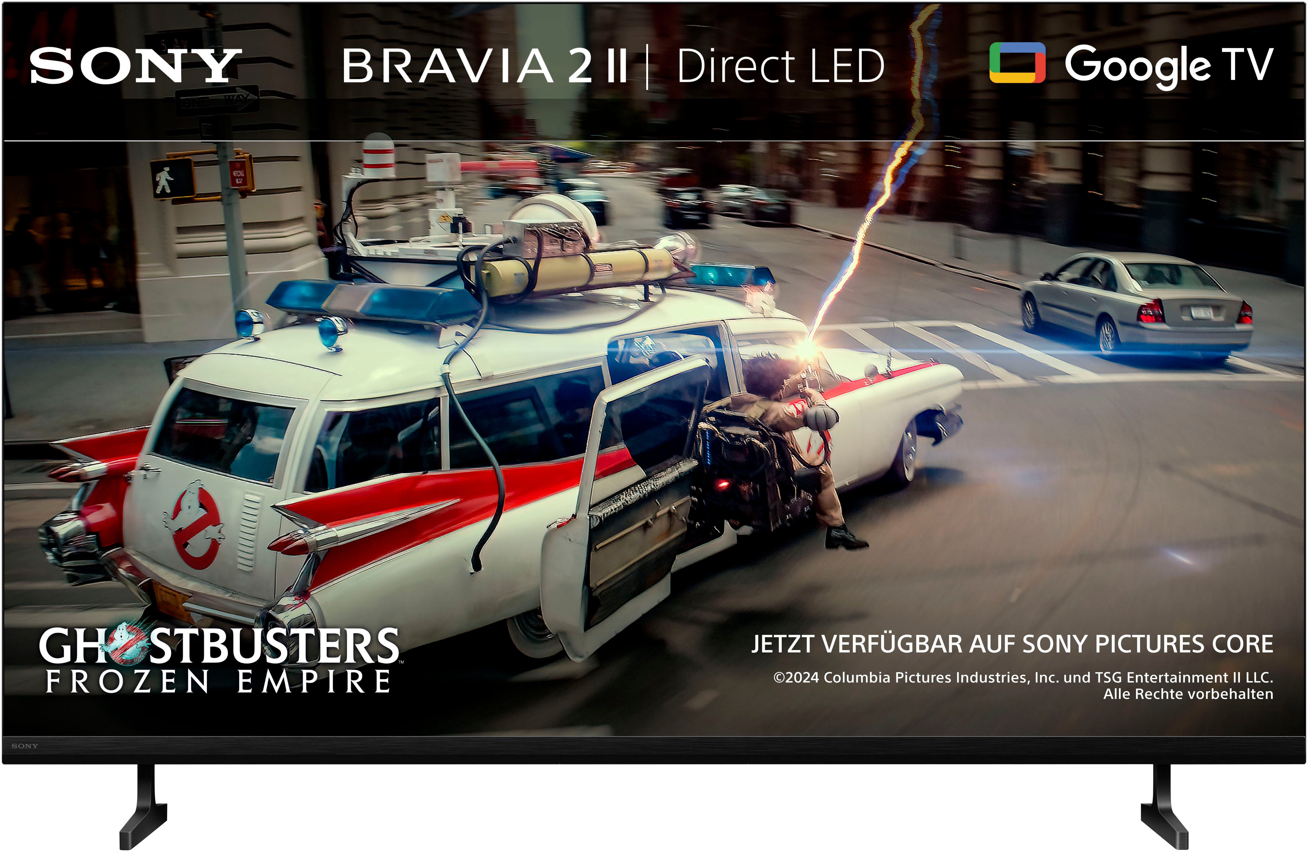 Sony K-55S25M2 BRAVIA 2 II DLED-Fernseher (139 cm/55 Zoll, 4K Ultra HD, Google TV, X1 Prozessor, 4K-Upscaling, Dolby Atmos und DTS:X, PS5-Kompatibilität)