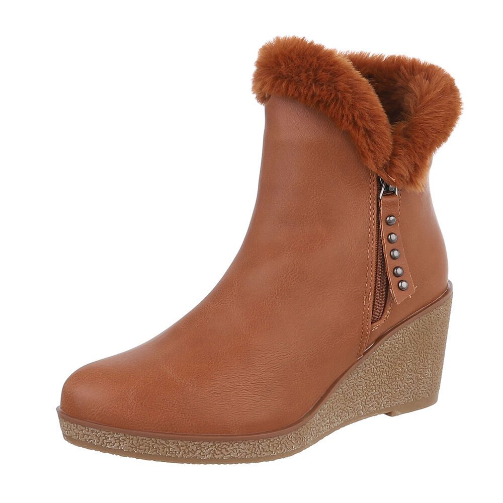 Ital-Design Damen Freizeit Keilstiefelette (87108688) Keilabsatz/Wedge High günstig online kaufen