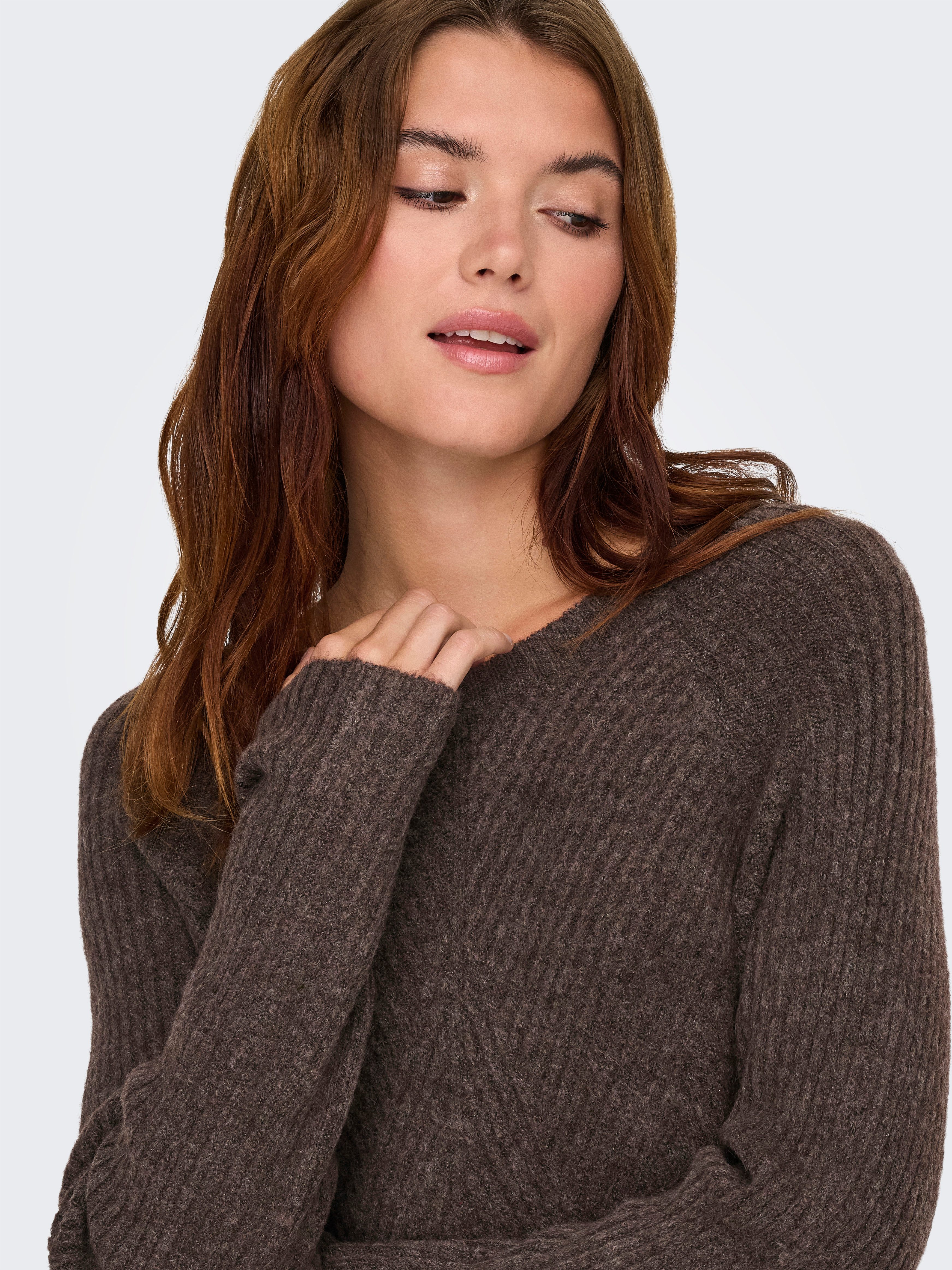 ONLY Strickkleid ONLCAROL L/S DRESS KNT NOOS