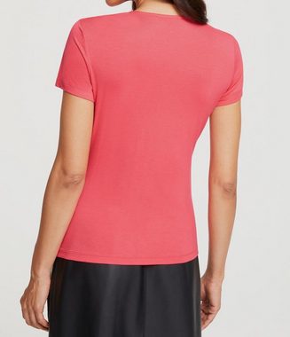 Ashley Brooke by heine V-Shirt Ashley Brooke Damen Shirt mit Cut-Out, hummer