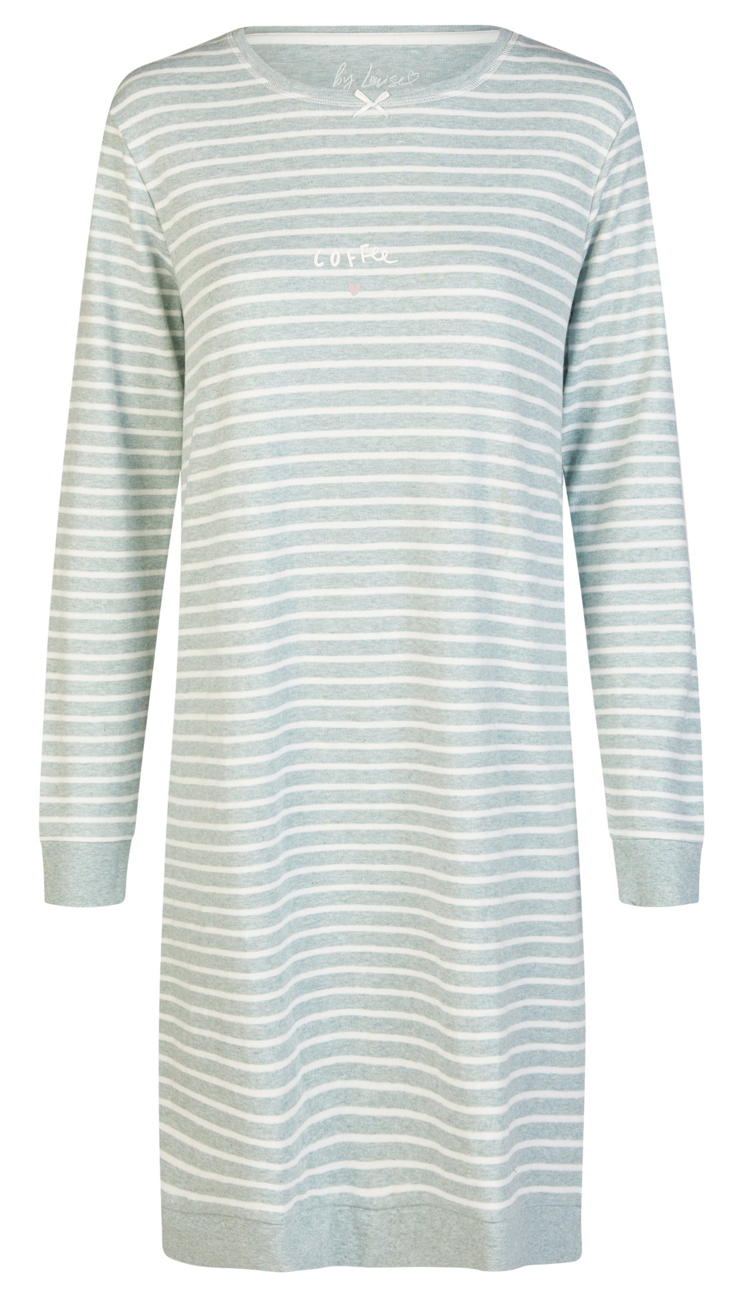 By Louise Nachthemd Damen Schlafshirt mit langem Arm (1-tlg) Modisches Desi günstig online kaufen