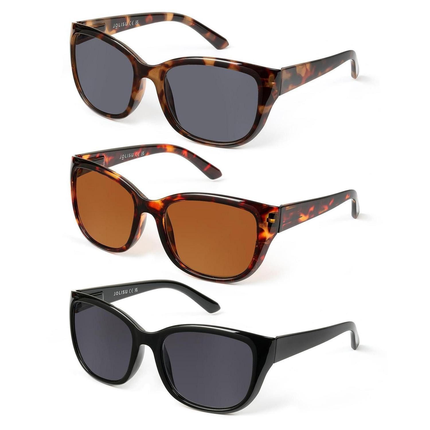 LuxusKollektion Lesebrille 3er-Pack Damen/Herren Lesesonnenbrillen UV400 4.0