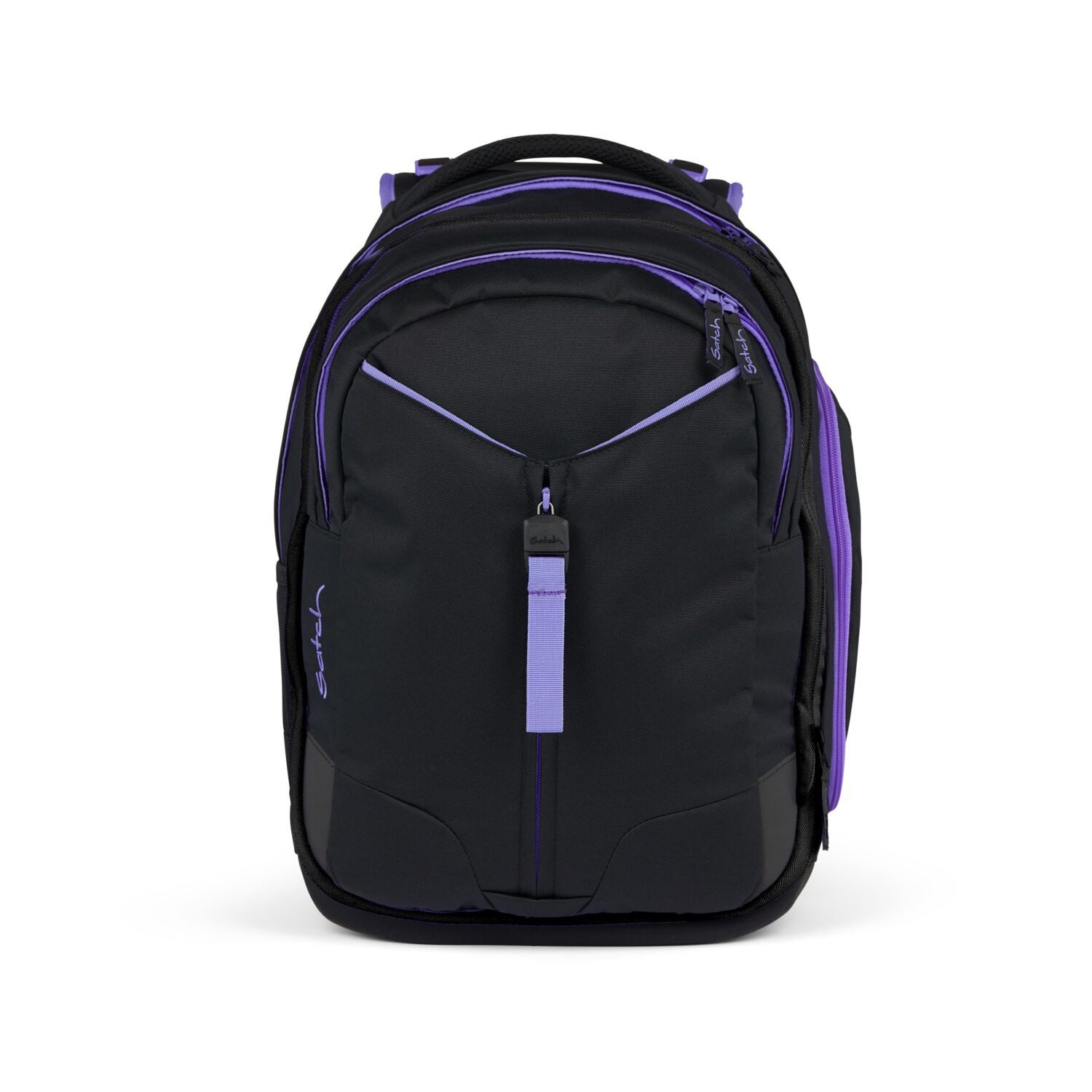 Satch Schulranzen Schulrucksack MATCH Purple Phantom, Kollektion 2024 (1 Stück), Schulranzen, ergonomisch, 30 + 5 Liter