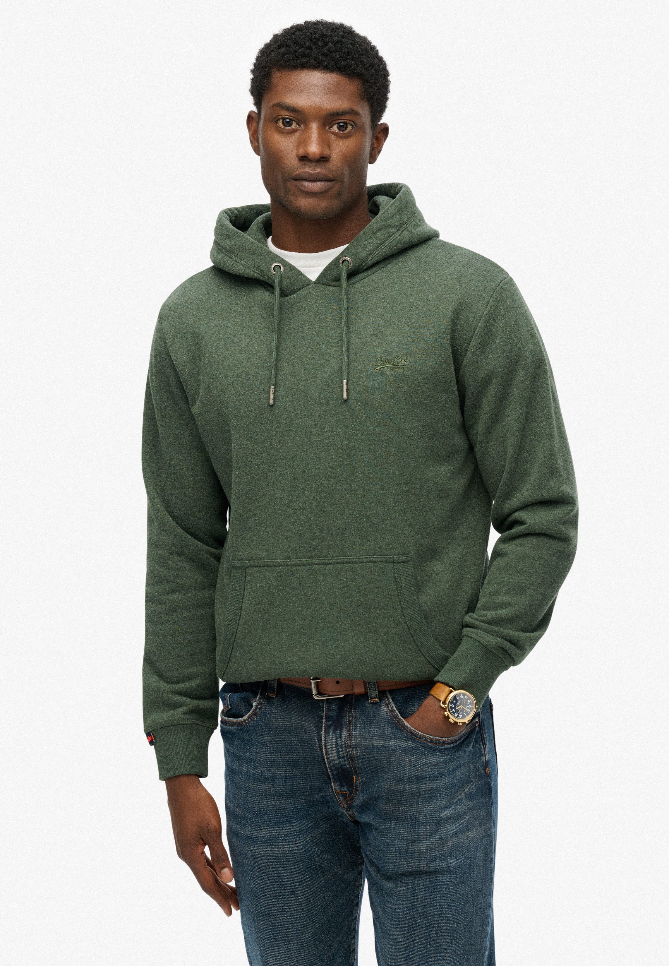 Superdry Kapuzensweatshirt Essential Logo Hoodie Hb Baumwollmischung, loose günstig online kaufen
