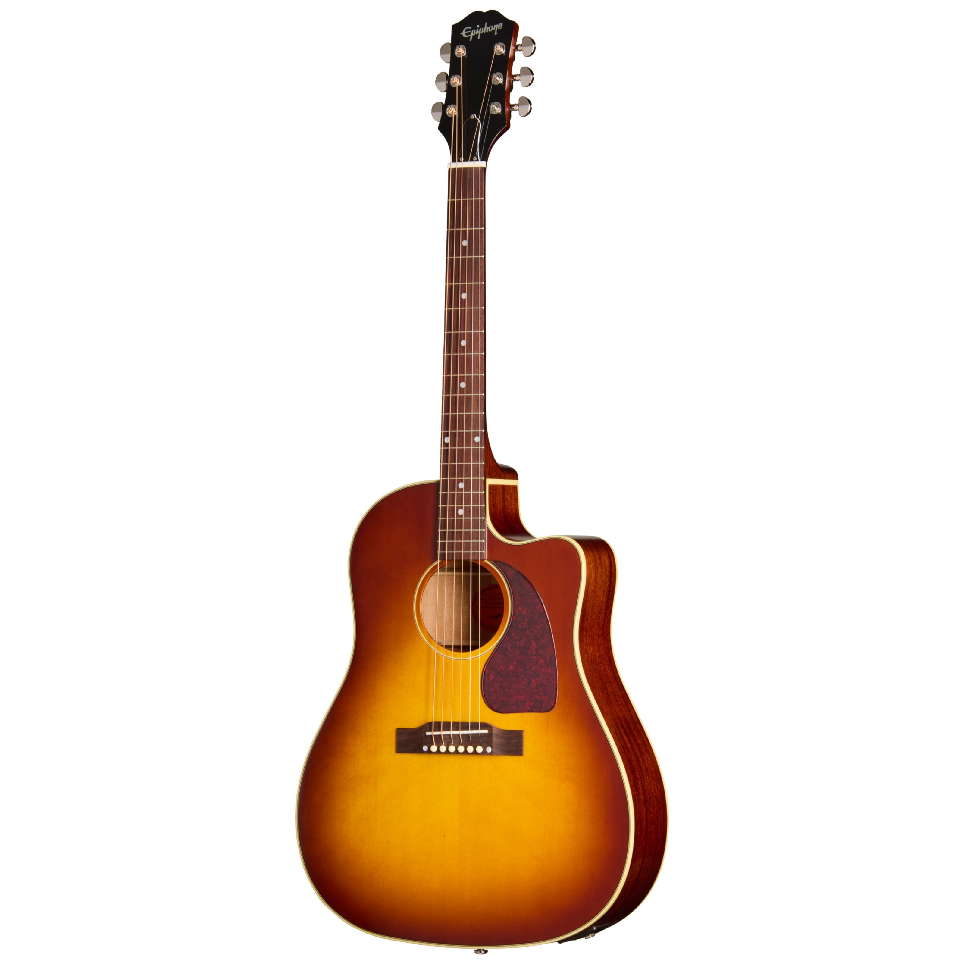 Epiphone Westerngitarre, Westerngitarren, Dreadnought Gitarren, J-45 Standard EC Honey Burst - Westerngitarre