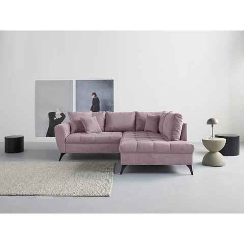 INOSIGN Ecksofa Lörby L-Form, Belastbarkeit bis 140kg pro Sitzplatz, auch mit Aqua clean-Bezug