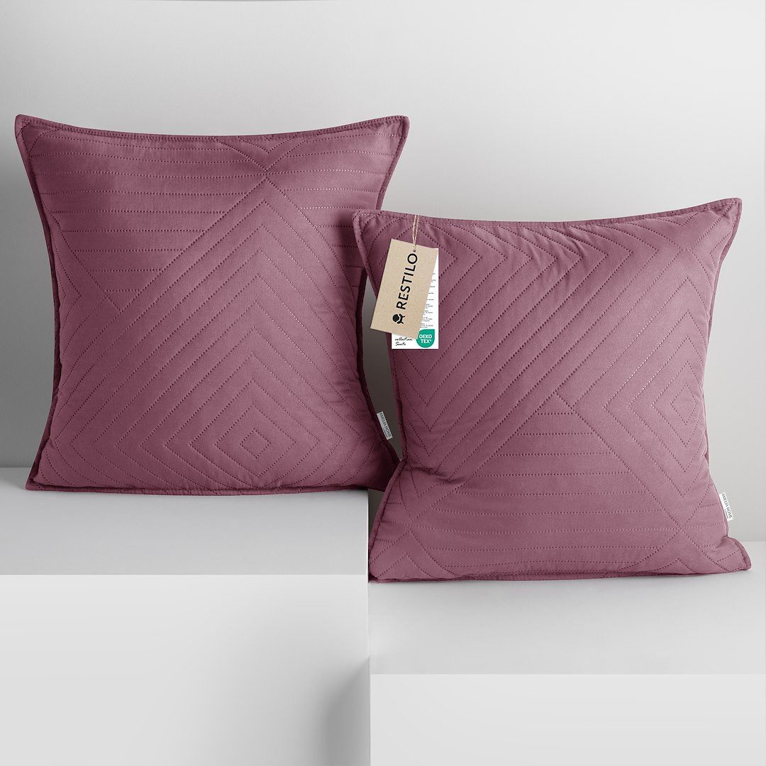 Restilo Kissenbezug Kissenbezug mehre Größen Wohnzimmer Dekokissen Bezug, (2 Stück), Mikrofasertextilien