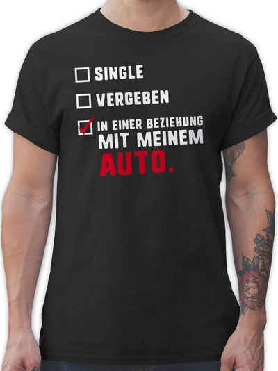 Shirtracer T-Shirt Single Vergeben Auto Auto