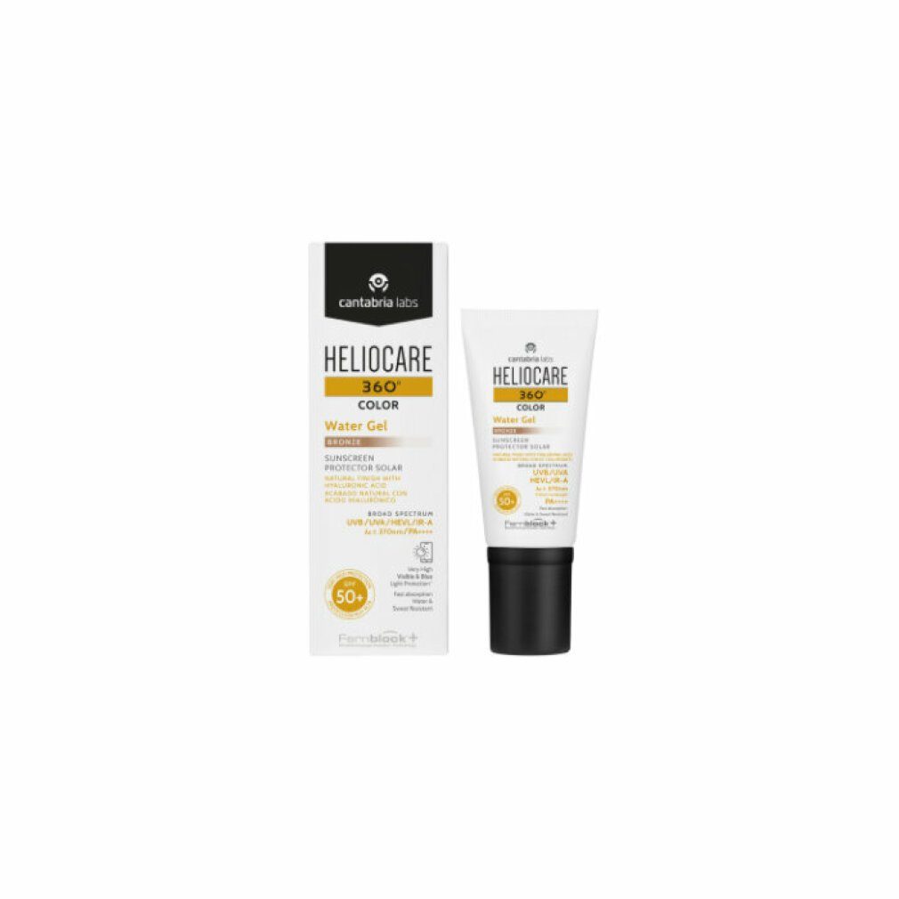 Heliocare Sonnenschutzcreme Wasser Gel 360ao Farbe Bronze Spf50