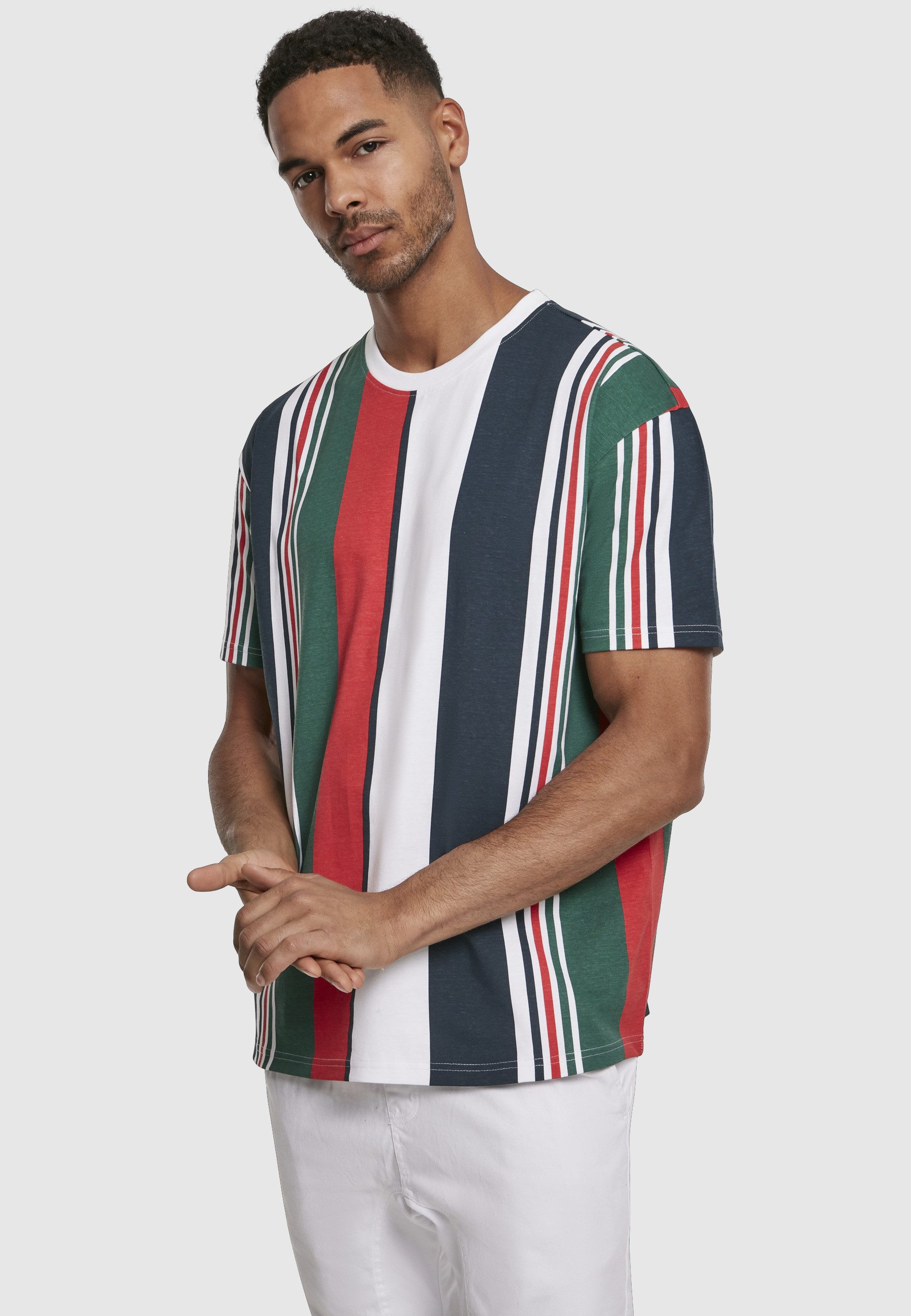 URBAN CLASSICS T-Shirt Urban Classics Herren Heavy Oversized Big AOP Stripe Tee (1-tlg) – Bild 5 von 5