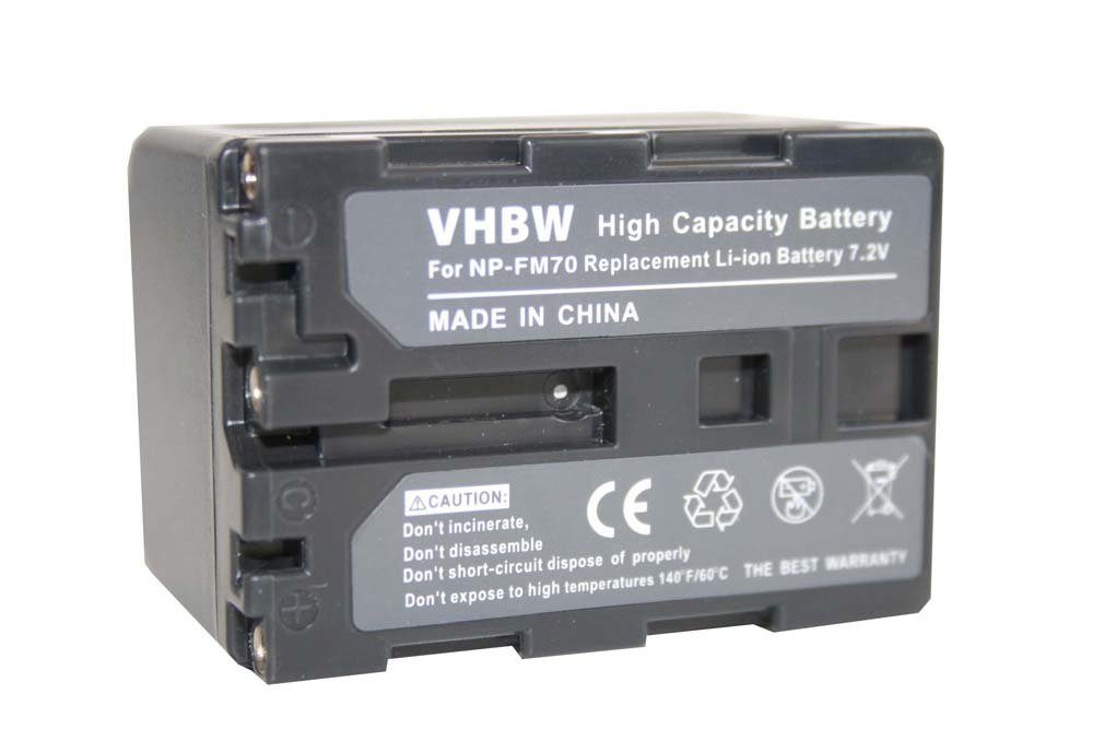 vhbw kompatibel mit Sony MVC-CD500 Kamera-Akku Li-Ion 2000 mAh (7,2 V)