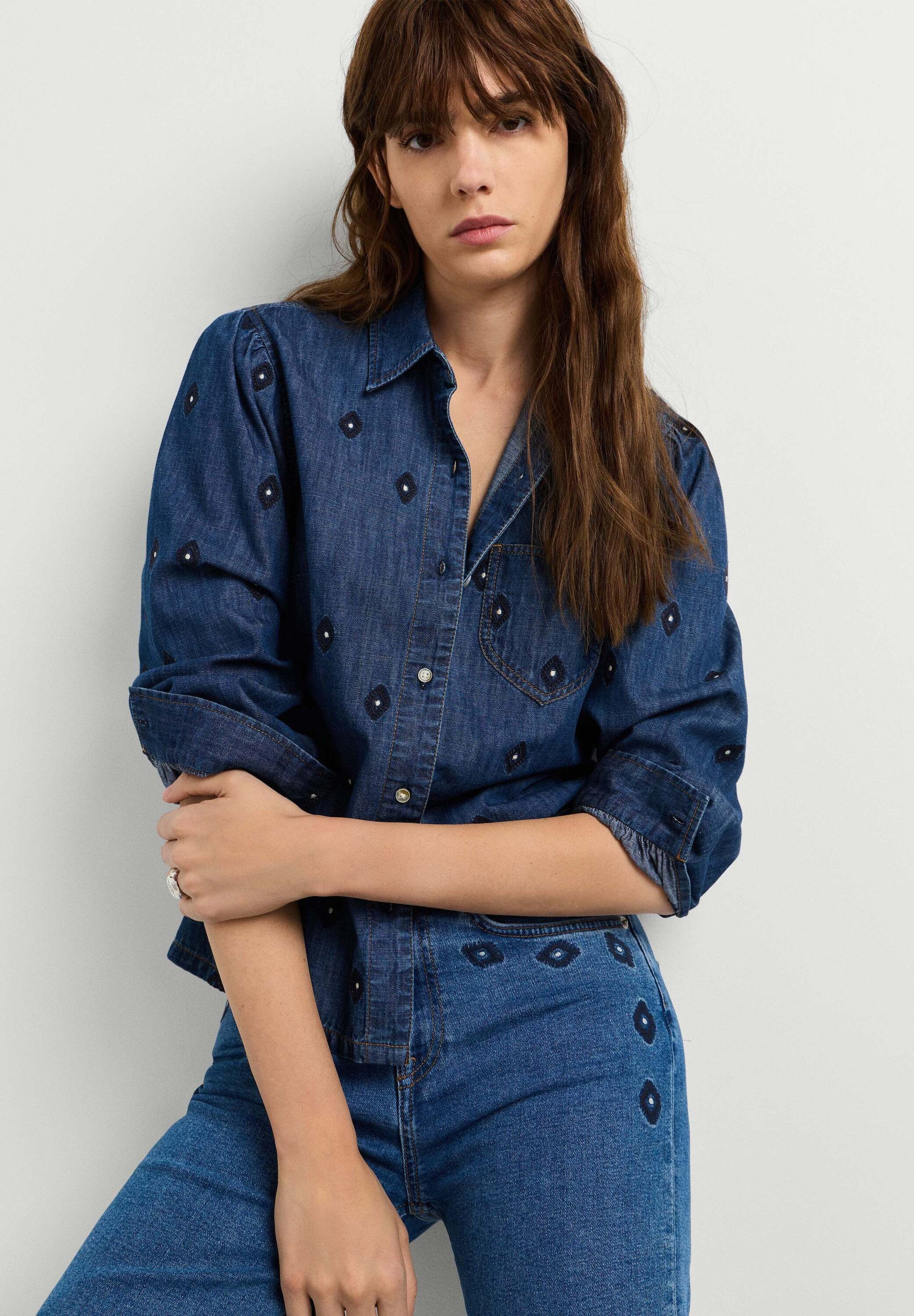 Pepe Jeans T-Shirt denim shirt MACIE LS ANIMATED