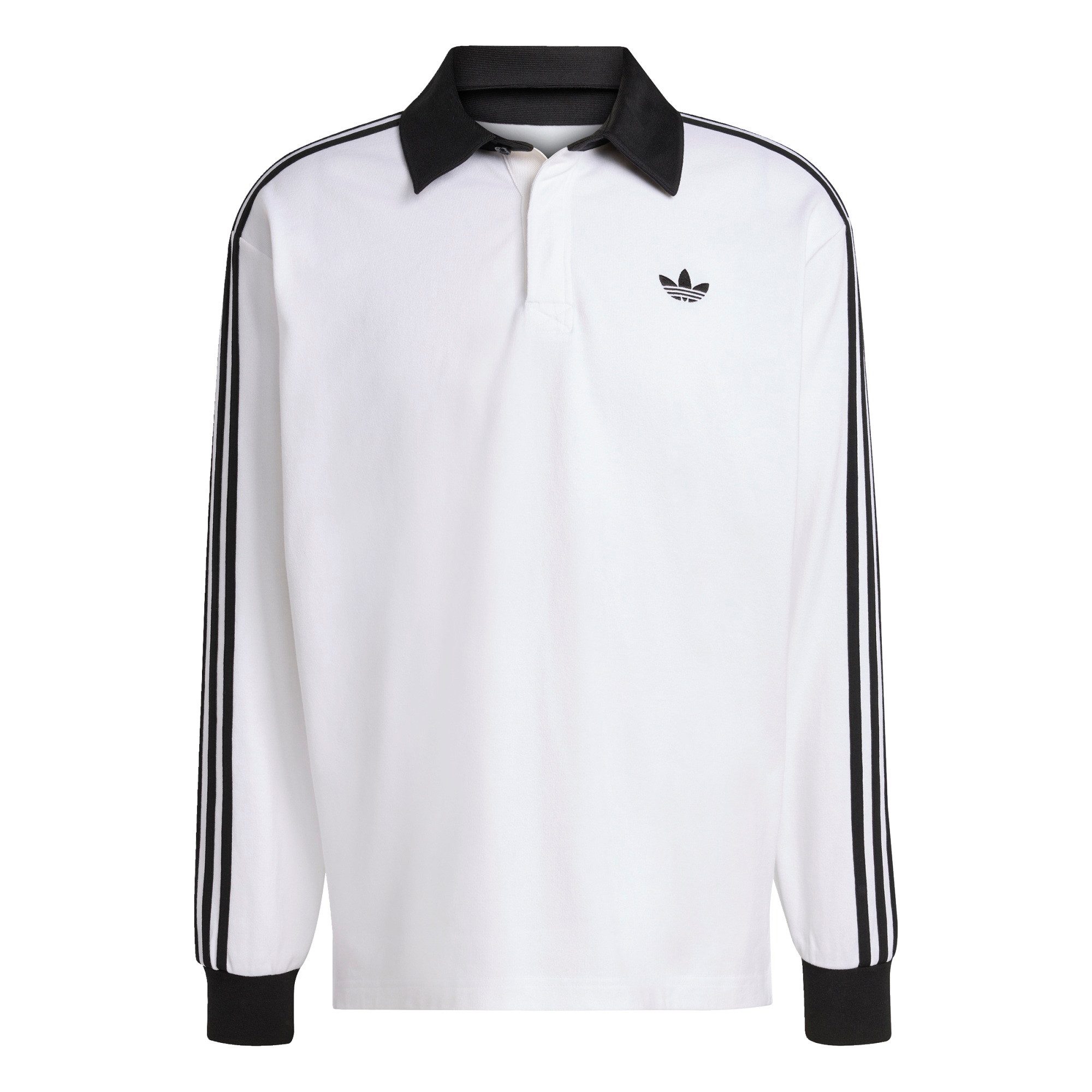 adidas Originals Langarm-Poloshirt adidas Originals 3 Stripes Long Sleeve Poloshirt