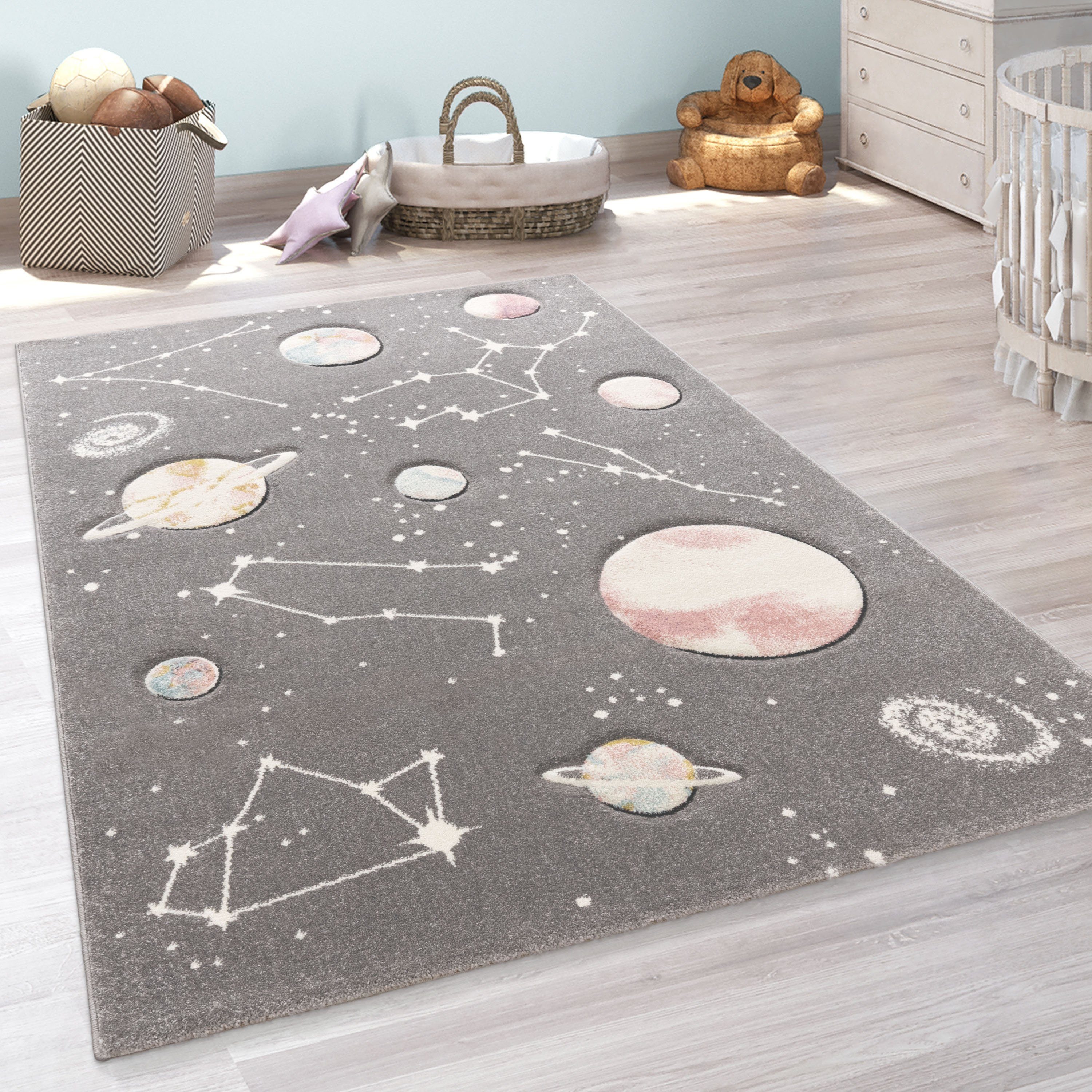 Paco Home Kinderteppich Cosmo 347, rechteckig, günstig online kaufen
