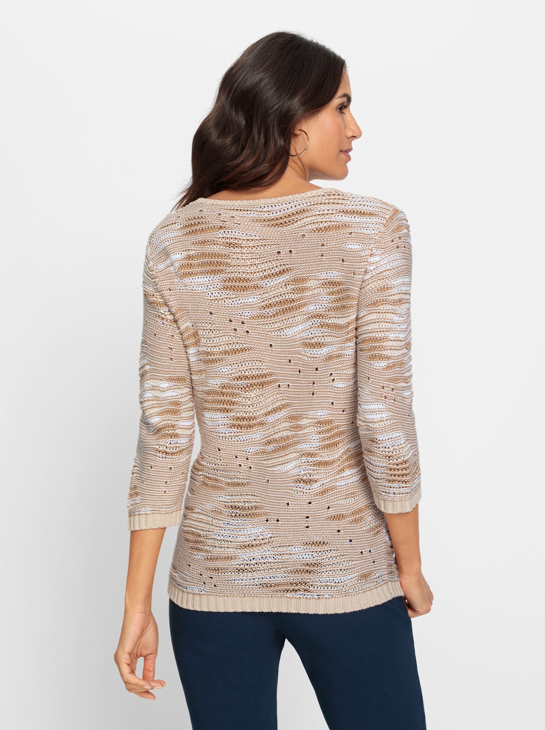 Witt Strickpullover 3/4 Arm-Pullover günstig online kaufen