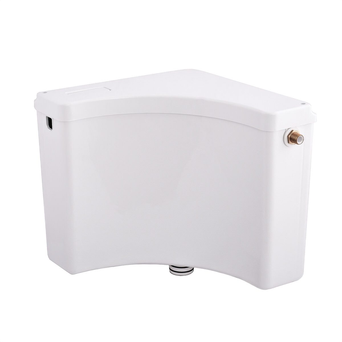 Belvit Spülkasten Eck-Aufputzspülkasten Weiß, vollisoliert & leise, für Sta günstig online kaufen